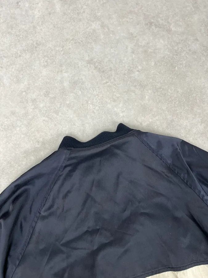 Dries Van Noten Dries Van Noten Beige & Navy Reversible Bomber Jacket Size US M / EU 48-50 / 2 - 13 Thumbnail