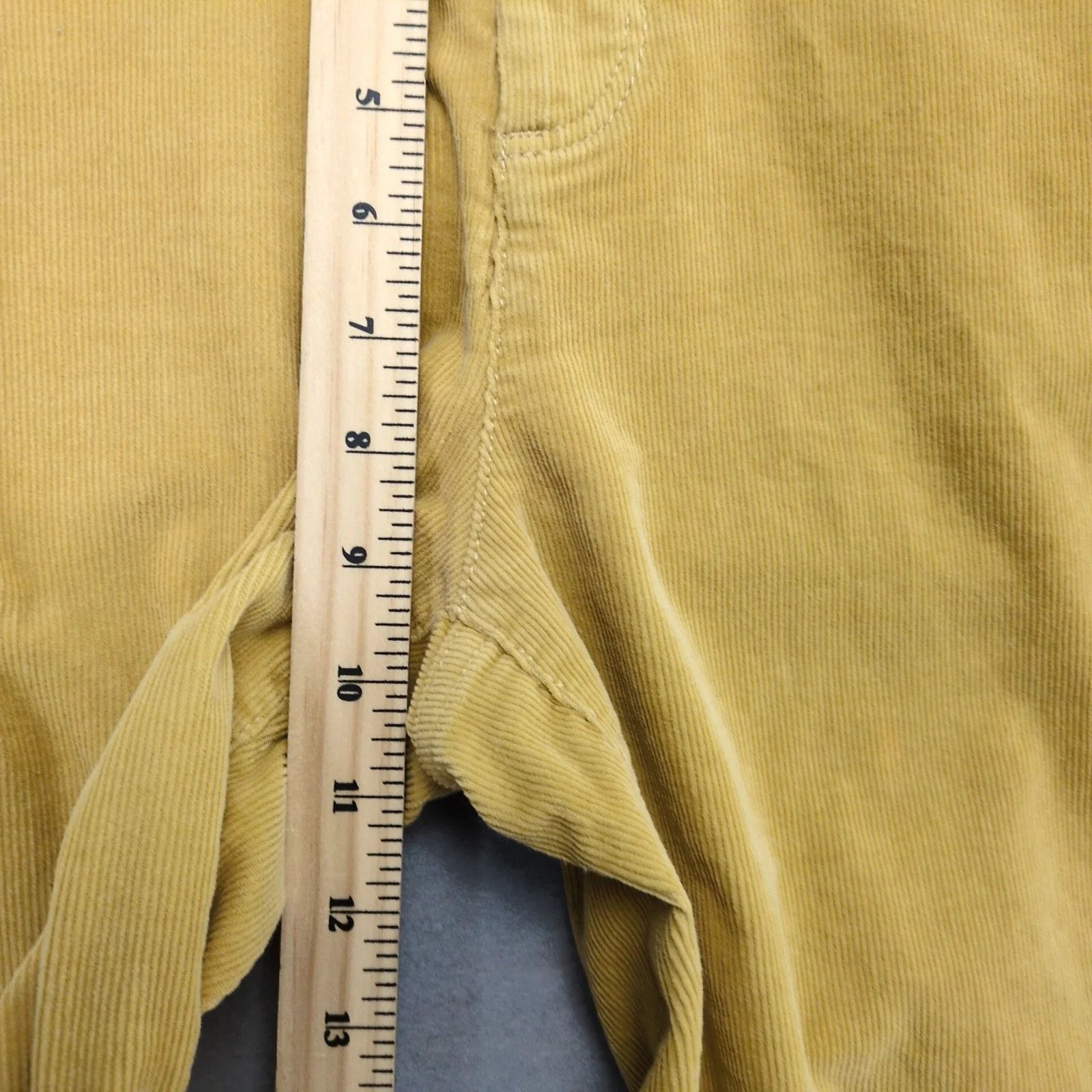 Other Talbots Heritage Gold Corduroy Pants Women's 4 Petite 28x28" Size 27" / US 4 / IT 40 - 7 Thumbnail