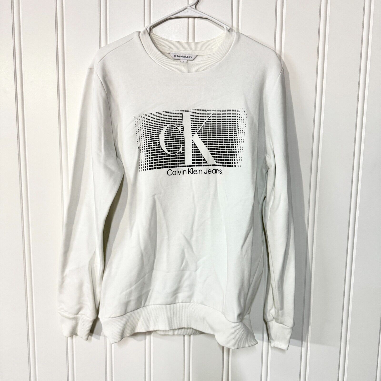 Calvin Klein Calvin Klein Sweater Sz Medium Graphic Long Sleeve Slim Fit Size US M / EU 48-50 / 2 - 1 Thumbnail