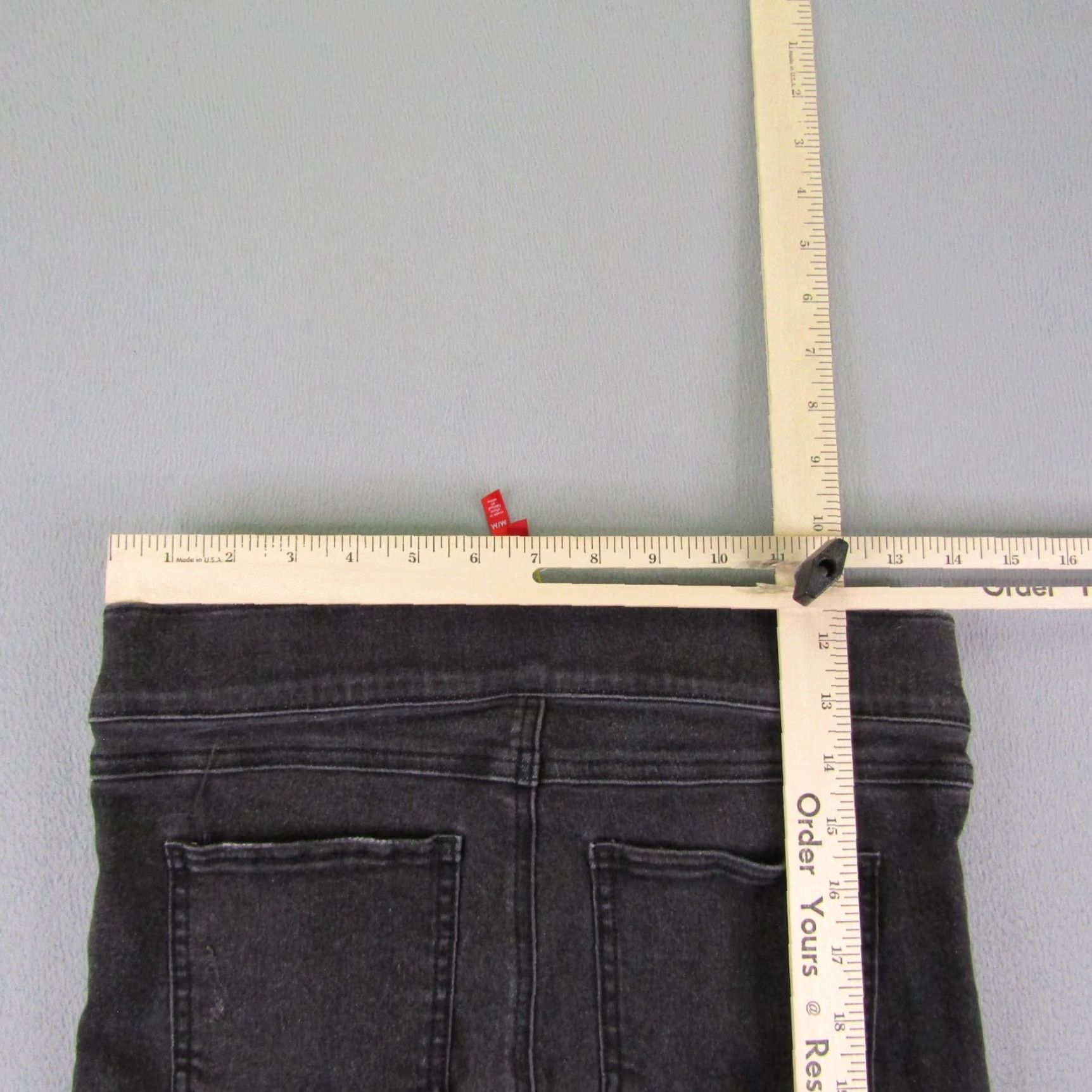 Spanx VINTAGE Spanx Jeans Women's Skinny Fit Denim Pants Medium Black Cotton Blend 90s Stretch Ankle Pockets Women Size 32" / US 10 / IT 46 - 7 Thumbnail