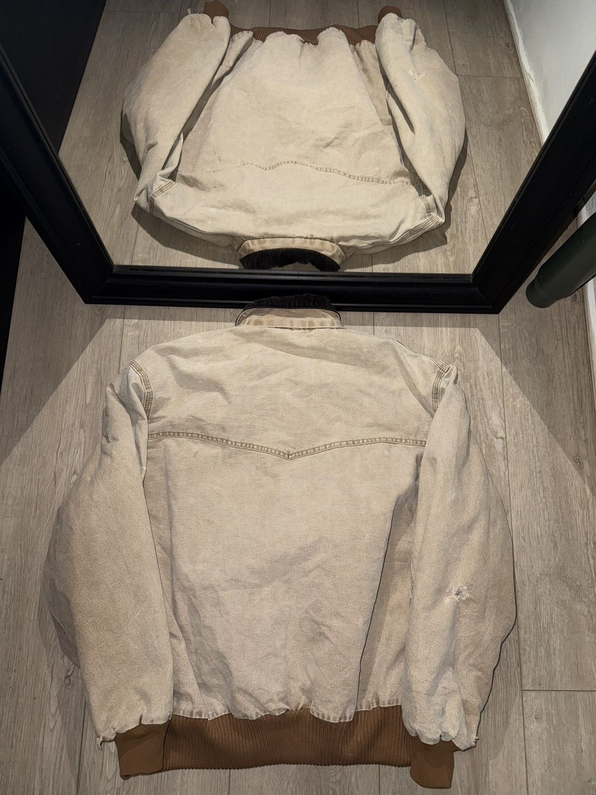 Carhartt Vintage / Y2K 1990s Beige Carhartt Santa Fe Size US XL / EU 56 / 4 - 2 Thumbnail