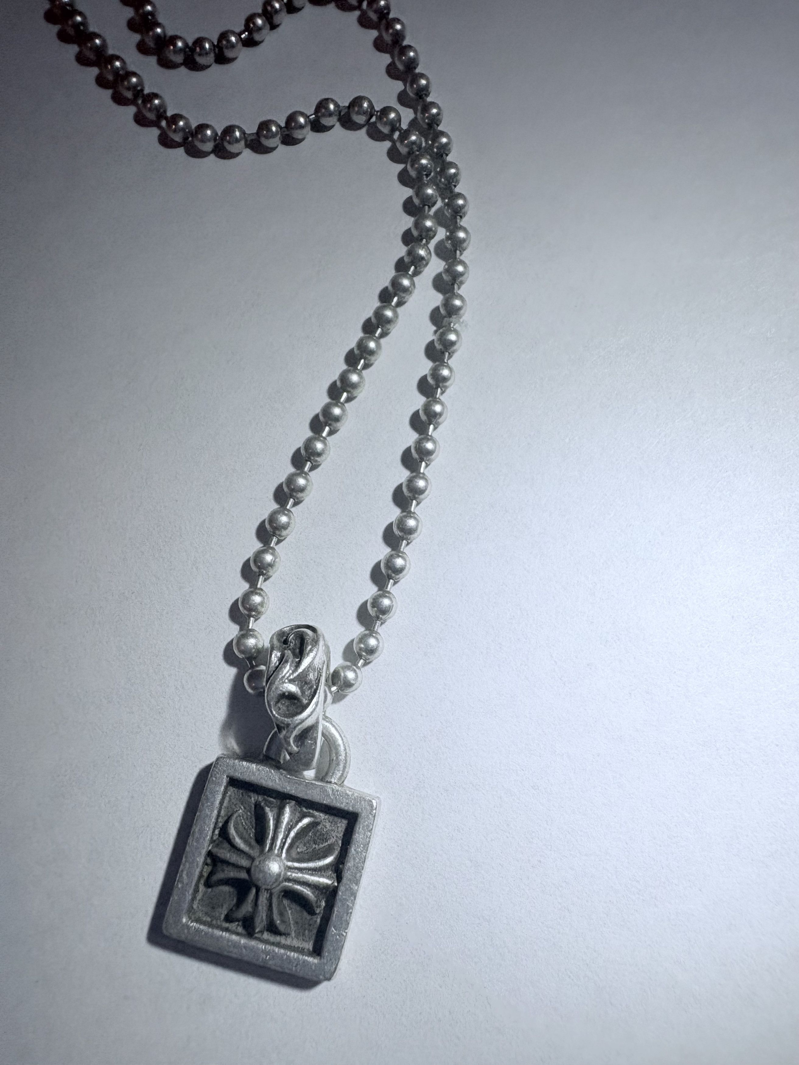 Chrome Hearts Chrome Hearts CH Plus Charm Silver Necklace Size ONE SIZE - 2 Thumbnail