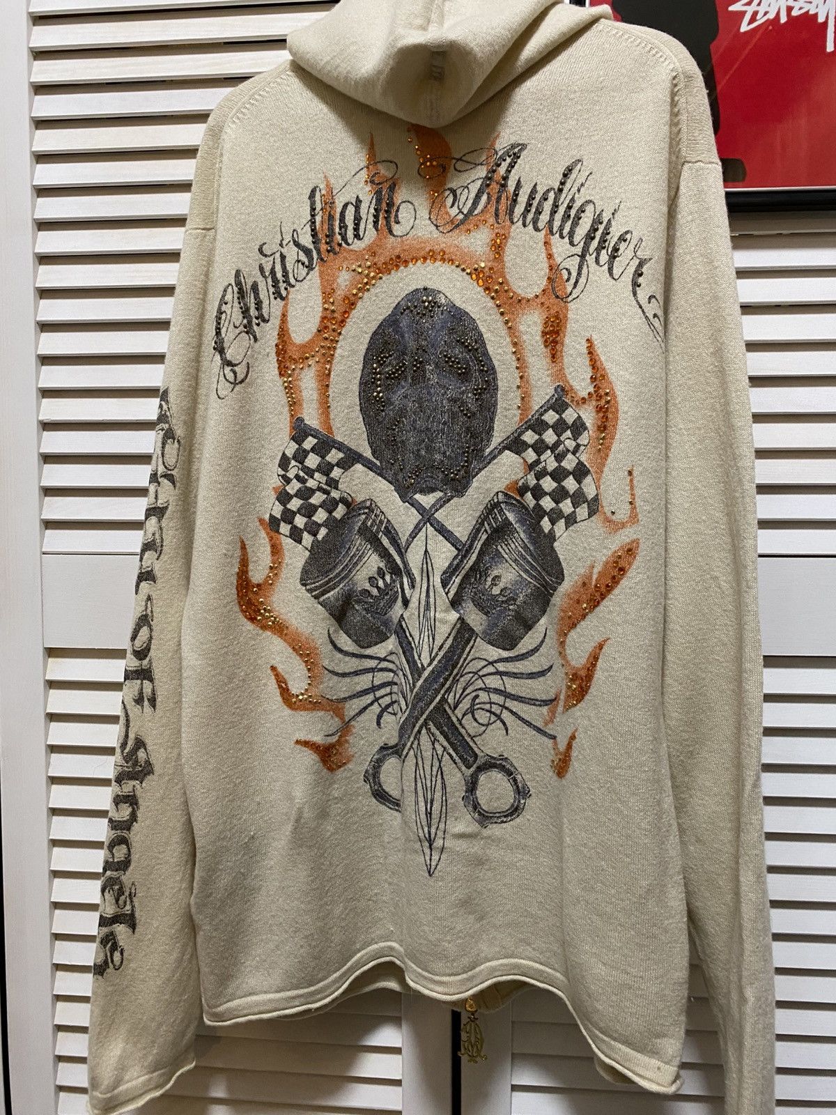 Christian Audigier Vintage Zip-Up Hoodie Christian Audigier Ed Hardy Y2k gothic Size L / US 10 / IT 46 - 6 Thumbnail