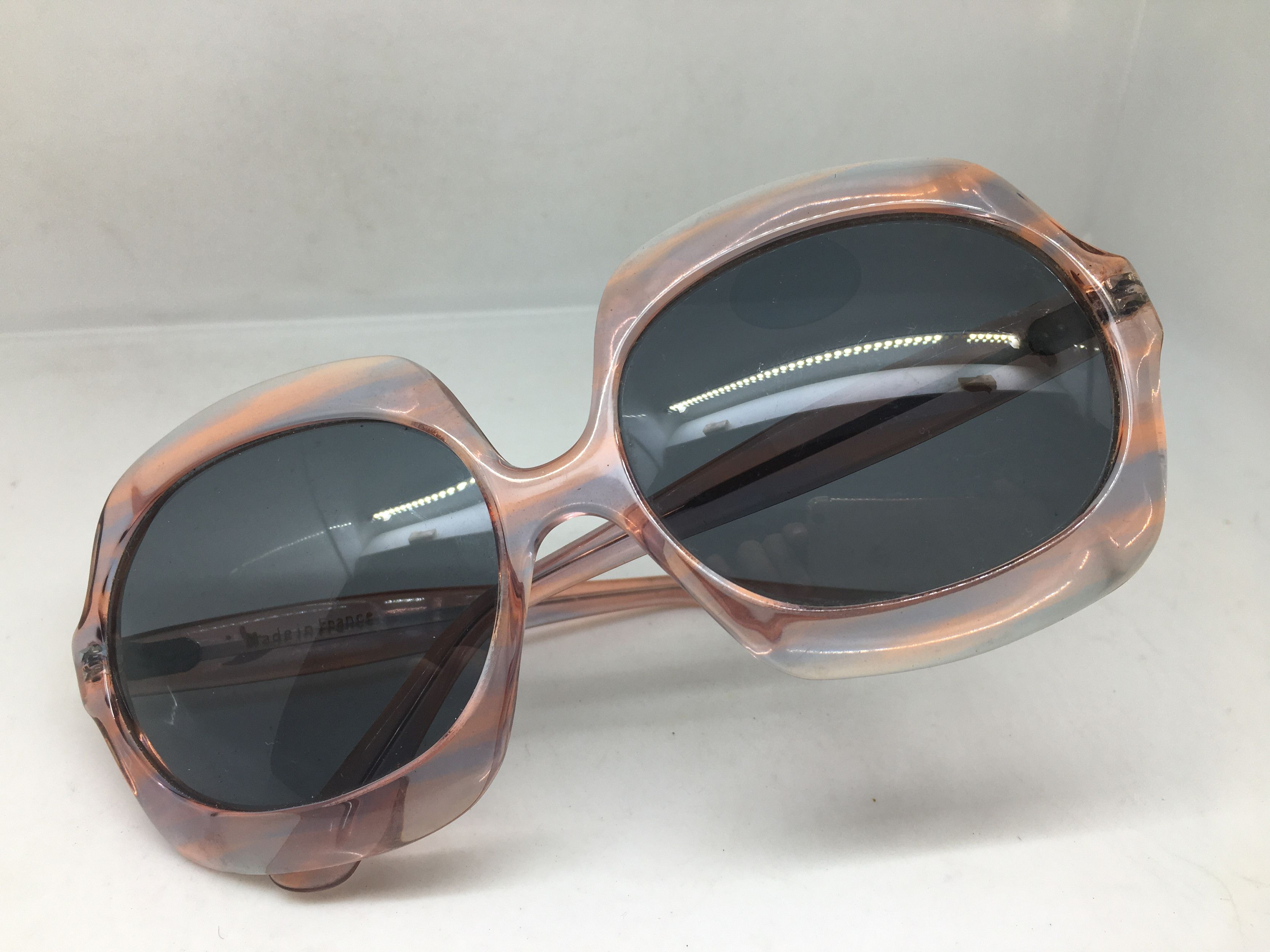 Vintage Vintage Handmade Acetate Sunglasses Frame Made in France Size ONE SIZE - 8 Thumbnail