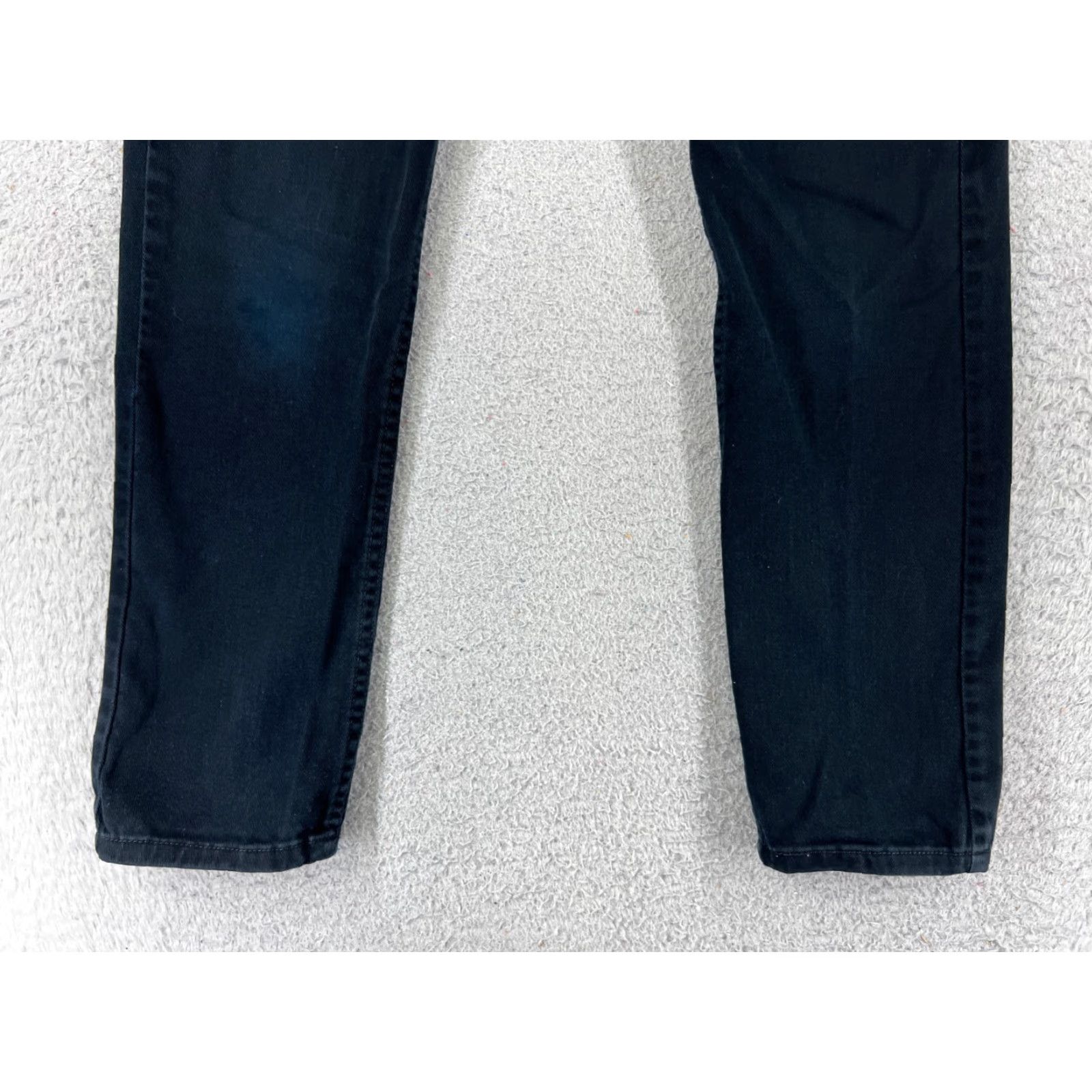 Levi's Levi's Jeans Womens 30 Black Denim Skinny Fit Low Rise Cotton Blend 28x29 Size 30" / US 8 / IT 44 - 2 Thumbnail