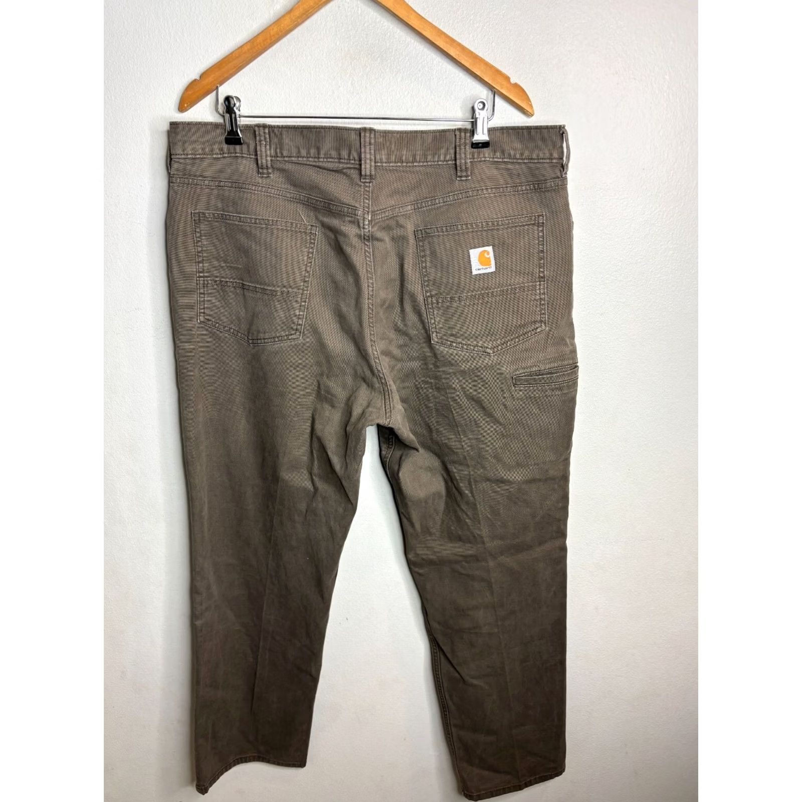 Carhartt Carhartt Rugged Flex Pants Gray Relaxed Fit Canvas 5-Pocket Workwear Mens 40x32 Size US 40 / EU 56 - 3 Thumbnail