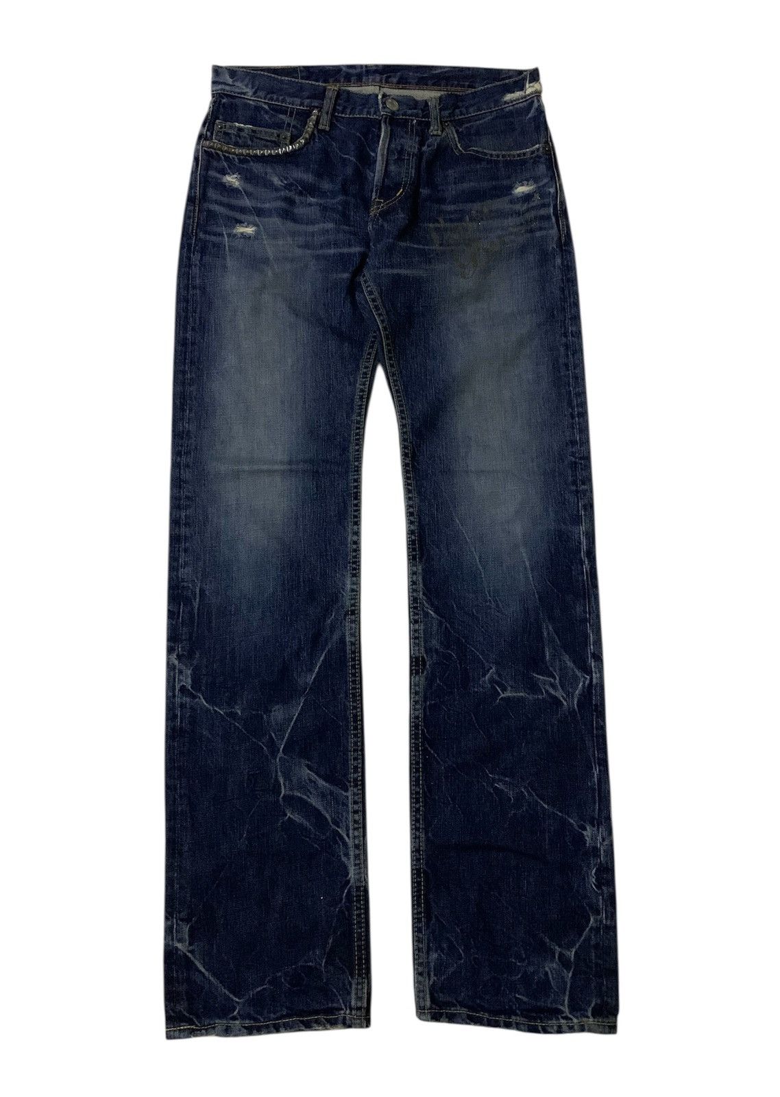 Hysteric Glamour 💥Vtg Hysteric Glamour Studs Punk Denim Size US 30 / EU 46 - 1 Thumbnail