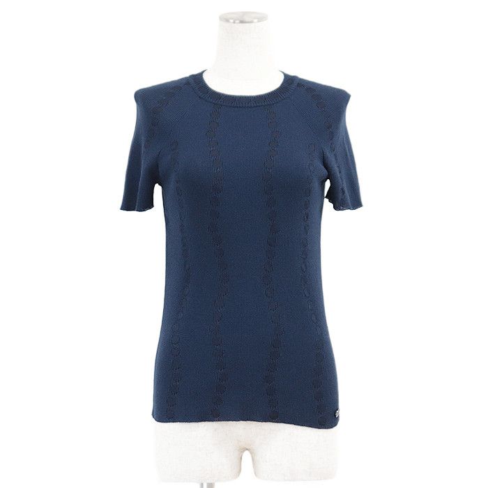 Chanel Chanel Chanel P53600 Cotton Linen Knit Pullover Cotton Tops P53600 DUTY FREE for USA Size ONE SIZE - 1 Thumbnail