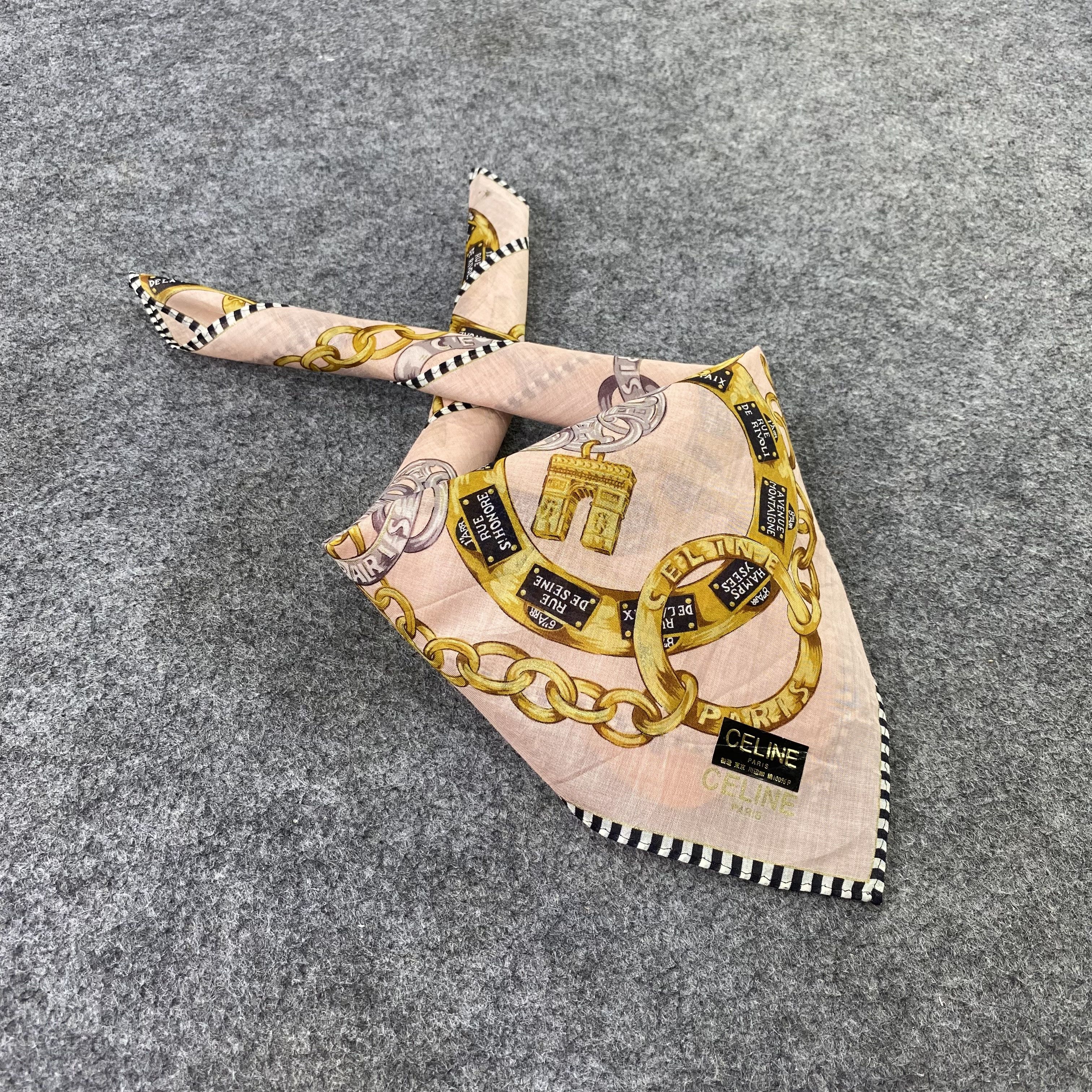 Celine Celine Handkerchief / Bandana / Neckerchief -B1056 Size ONE SIZE - 1 Thumbnail