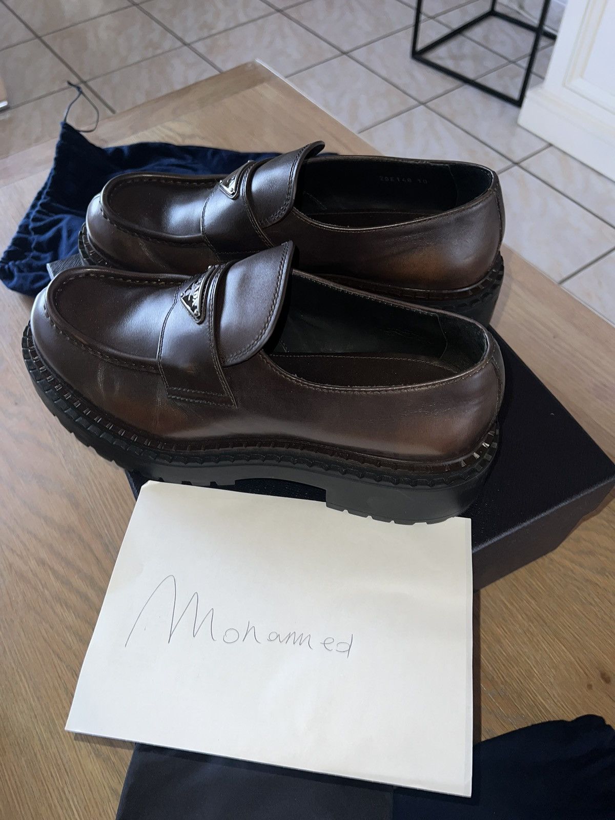 Prada Prada chunky loafer Size US 10.5 / EU 43-44 - 1 Thumbnail