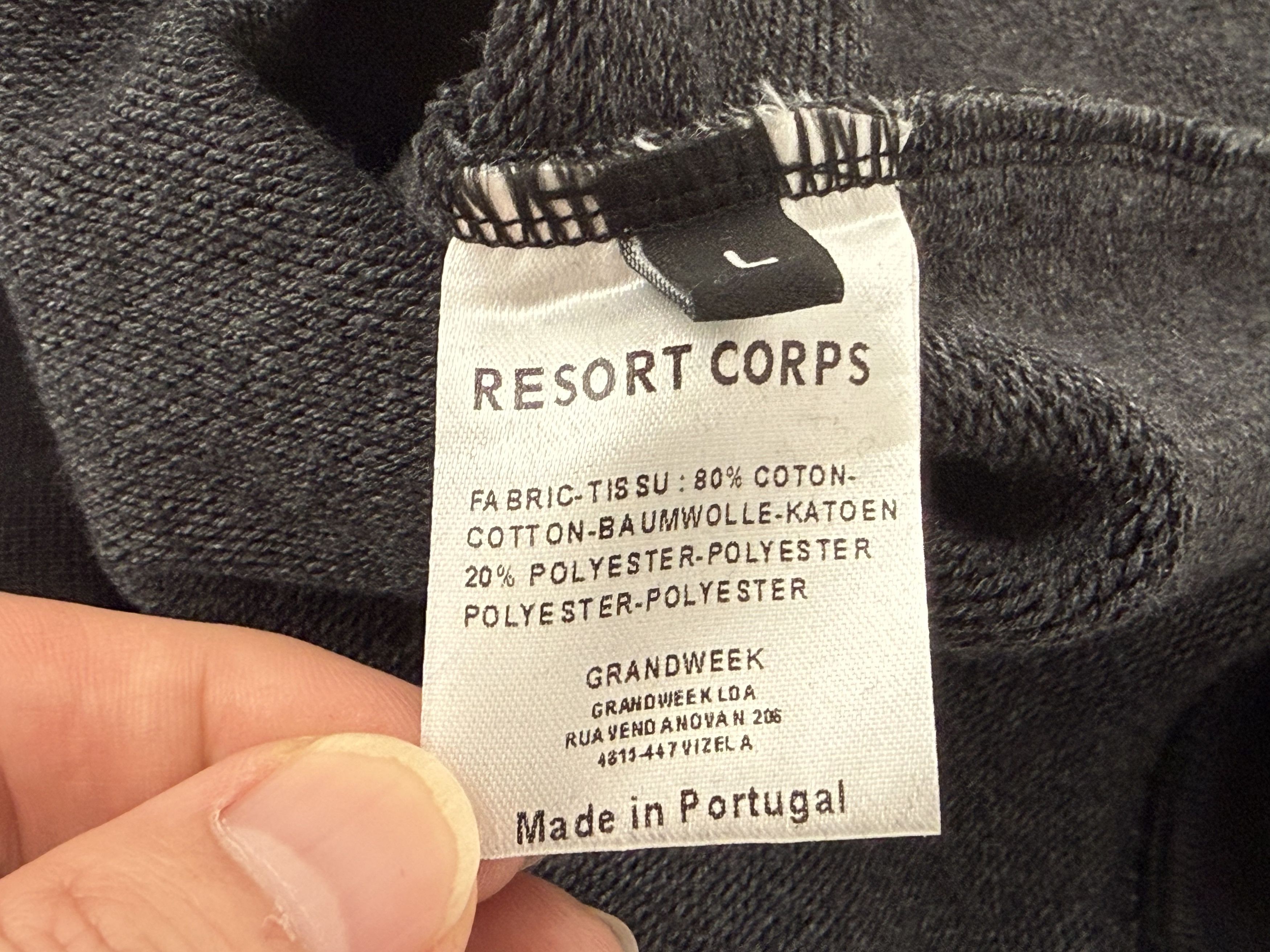 Resort Corps *NEW* Resort Corp Empathy Rear Hoodie - Black / Large Size US L / EU 52-54 / 3 - 9 Thumbnail
