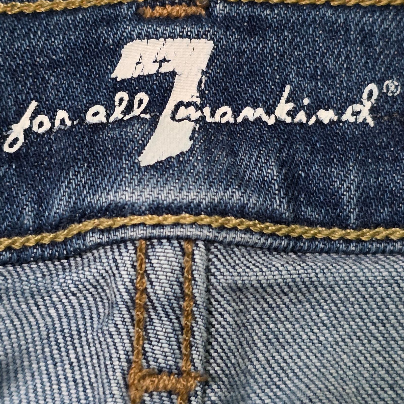 7 For All Mankind 7 For All Mankind Denim Jeans Women’s 33 Blue Casual Size 33" - 3 Thumbnail