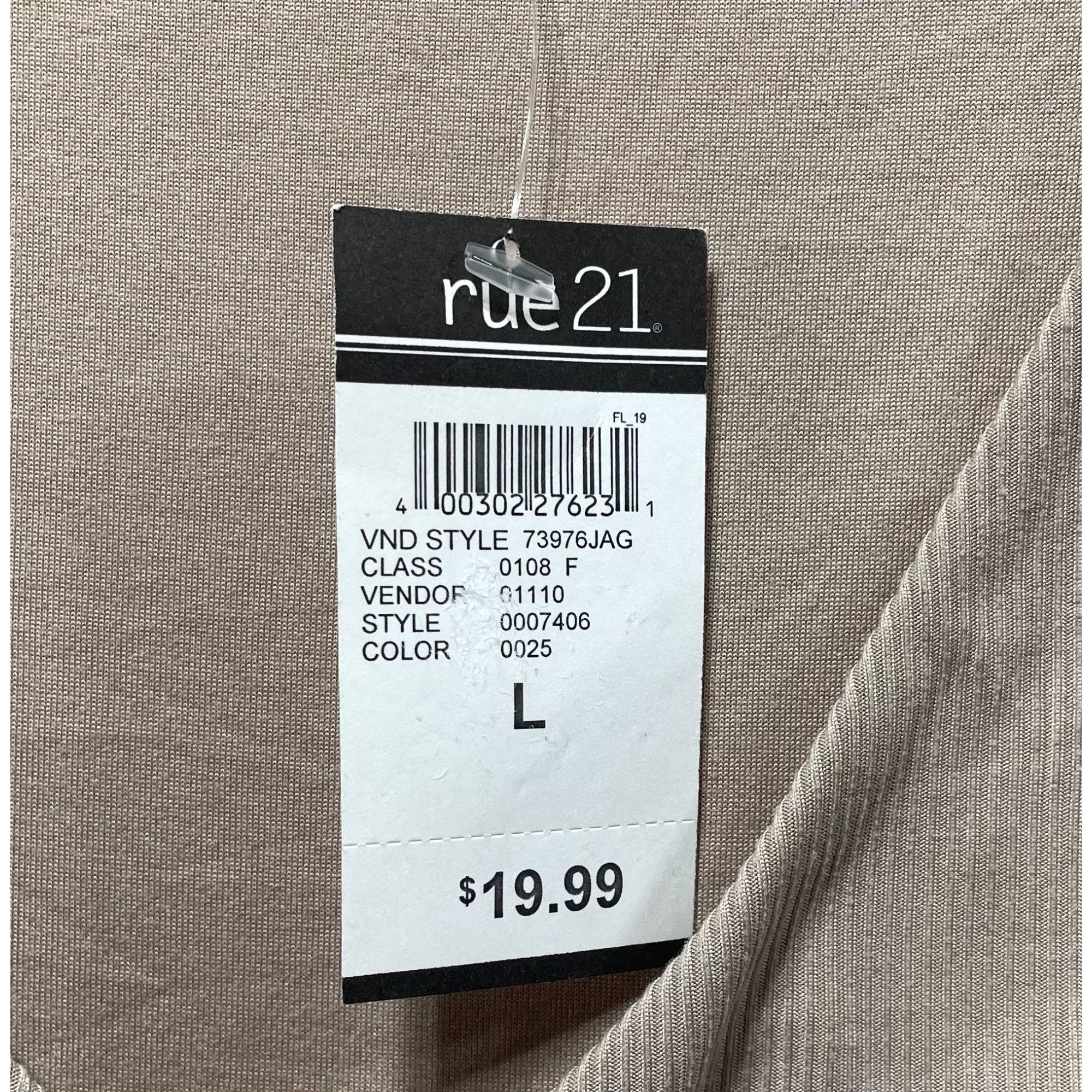 Other Justify - Women's V-Neck Lined Casual Dress - Beige - Large Size L / US 10 / IT 46 - 9 Thumbnail
