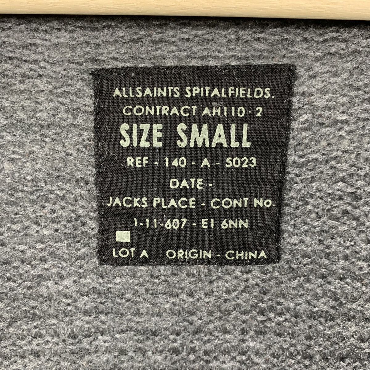 Allsaints Allsaints Rebus Cardigan Wool Cashmere Size Small Size US S / EU 44-46 / 1 - 7 Thumbnail