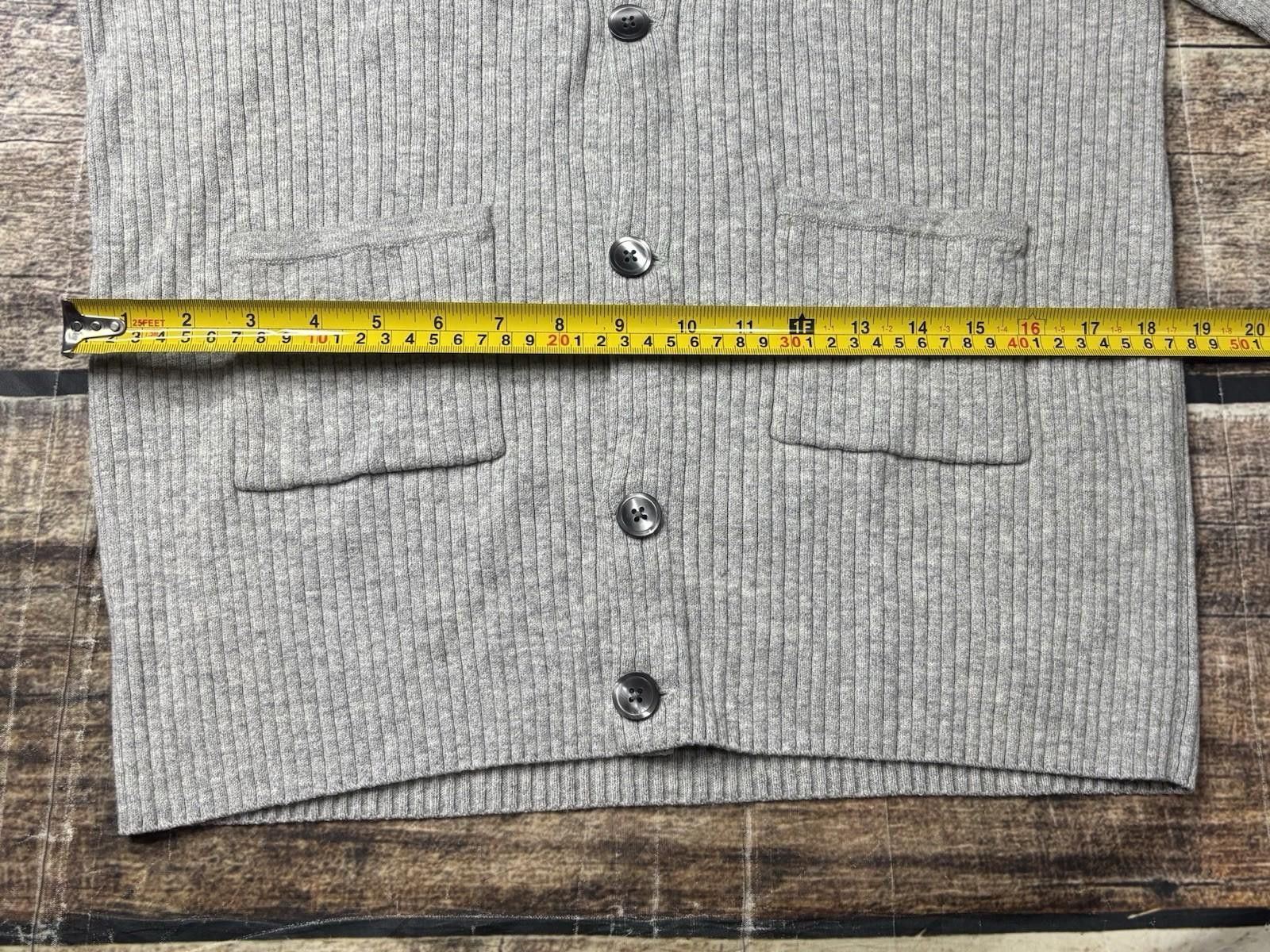 Club Monaco Club Monaco Cardigan Sweater Mens Small Wool Cotton Shawl Size US S / EU 44-46 / 1 - 11 Thumbnail