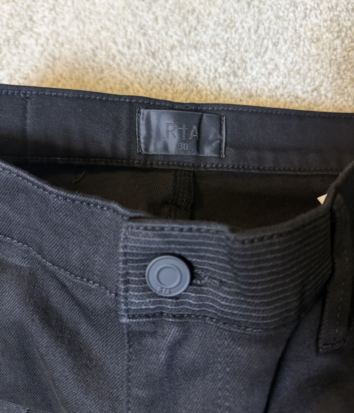 Rta RTA Denis Mini Flared Jeans Black Size US 30 / EU 46 - 5 Thumbnail
