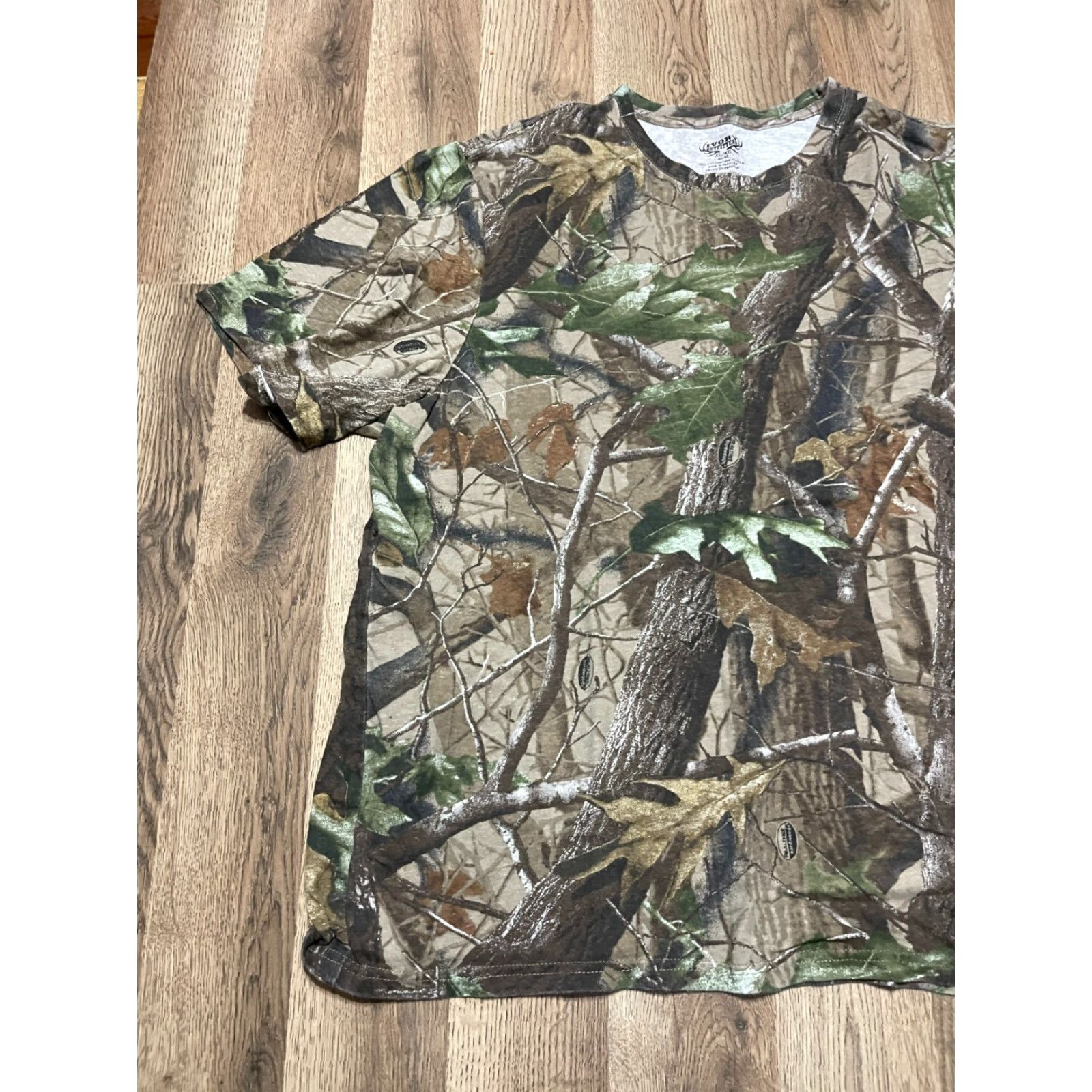 Vintage IVORY OUTFITTERS Shirt Men XL Green Camouflage T-Shirt Crew Neck Short Sleeve Vintage No Size US XL / EU 56 / 4 - 3 Thumbnail