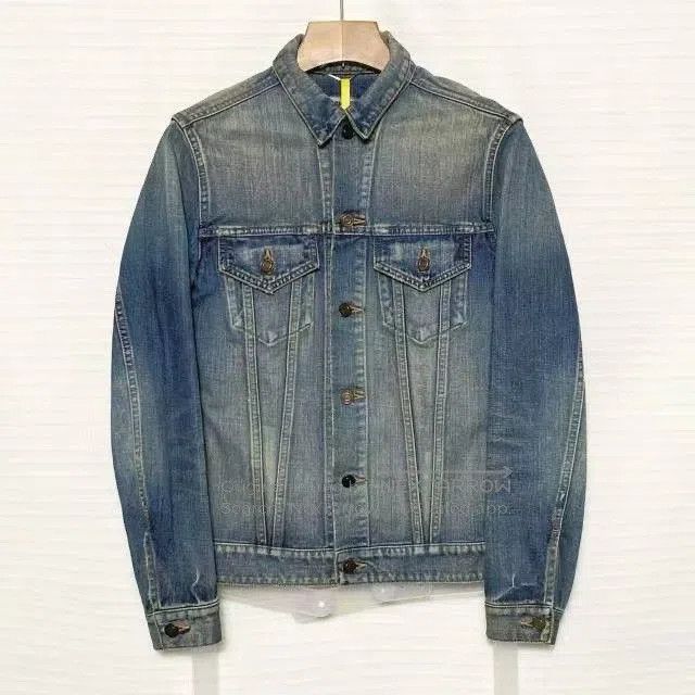 Saint Laurent Paris Saint Laurent Limited Shark Denim Jacket. Size US S / EU 44-46 / 1 - 1 Thumbnail