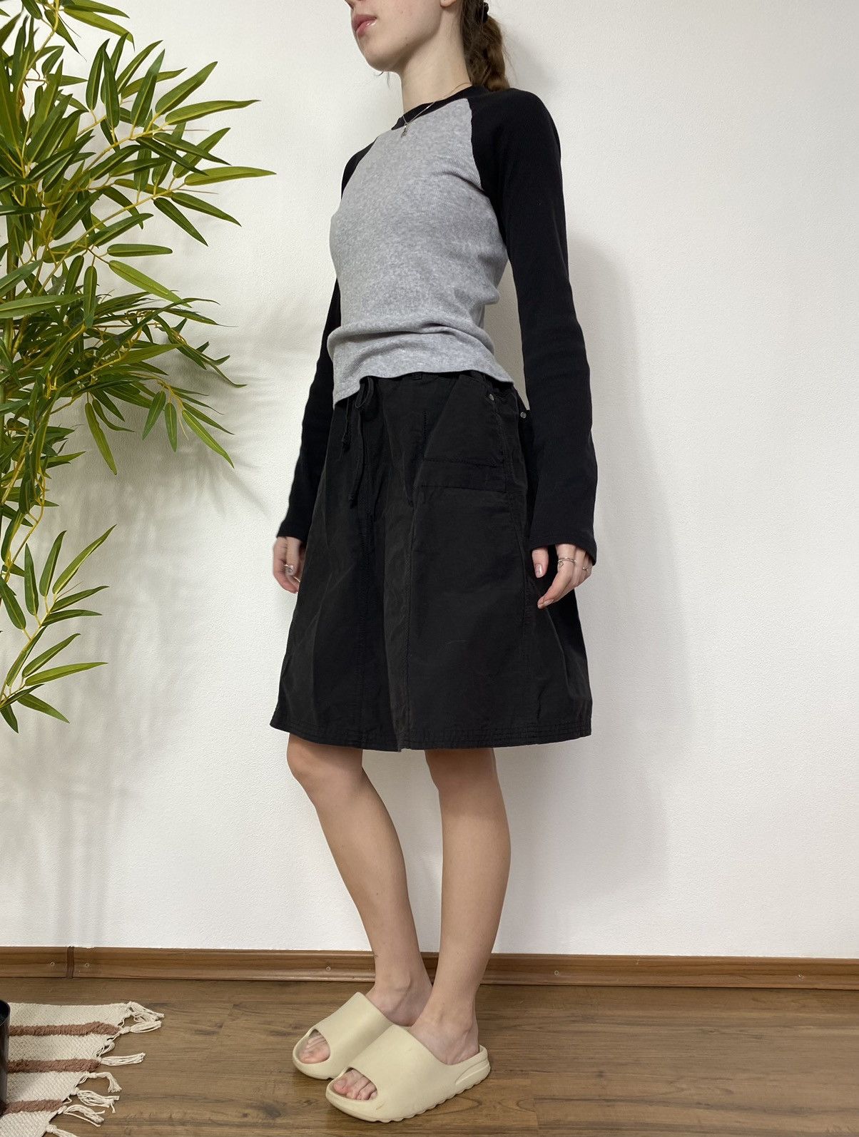 Esprit ESPIRIT BONDAGE MULTIPOCKET UTILITY CARGO SKIRT 1990s Size 32" / US 10 / IT 46 - 1 Thumbnail