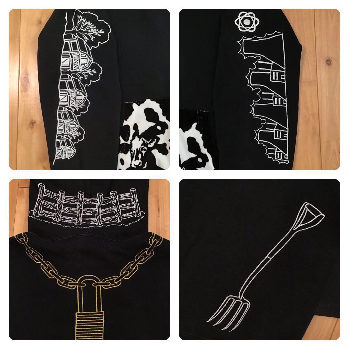 Bape × Nigo 🔥Aoyama Limited🔥 BAPE Holstein full zip Hoodie a bathing ape Size US S / EU 44-46 / 1 - 7 Thumbnail