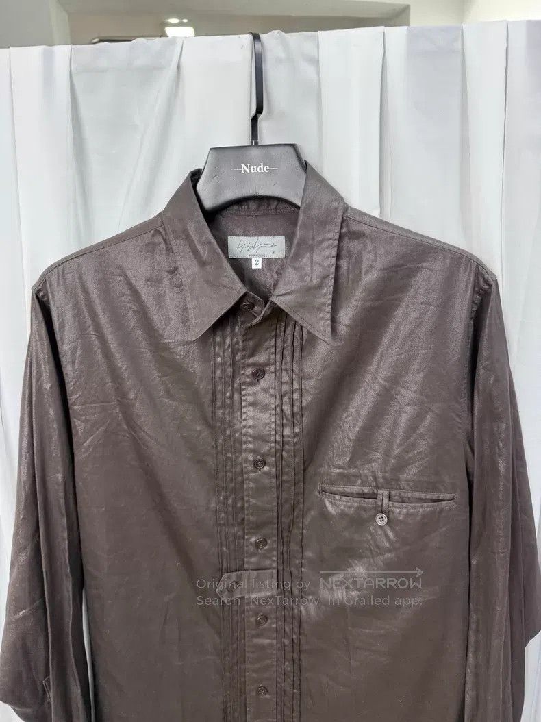 Yohji Yamamoto Yohji Yamamoto coated waxed crinkled shirt| Size US M / EU 48-50 / 2 - 4 Thumbnail