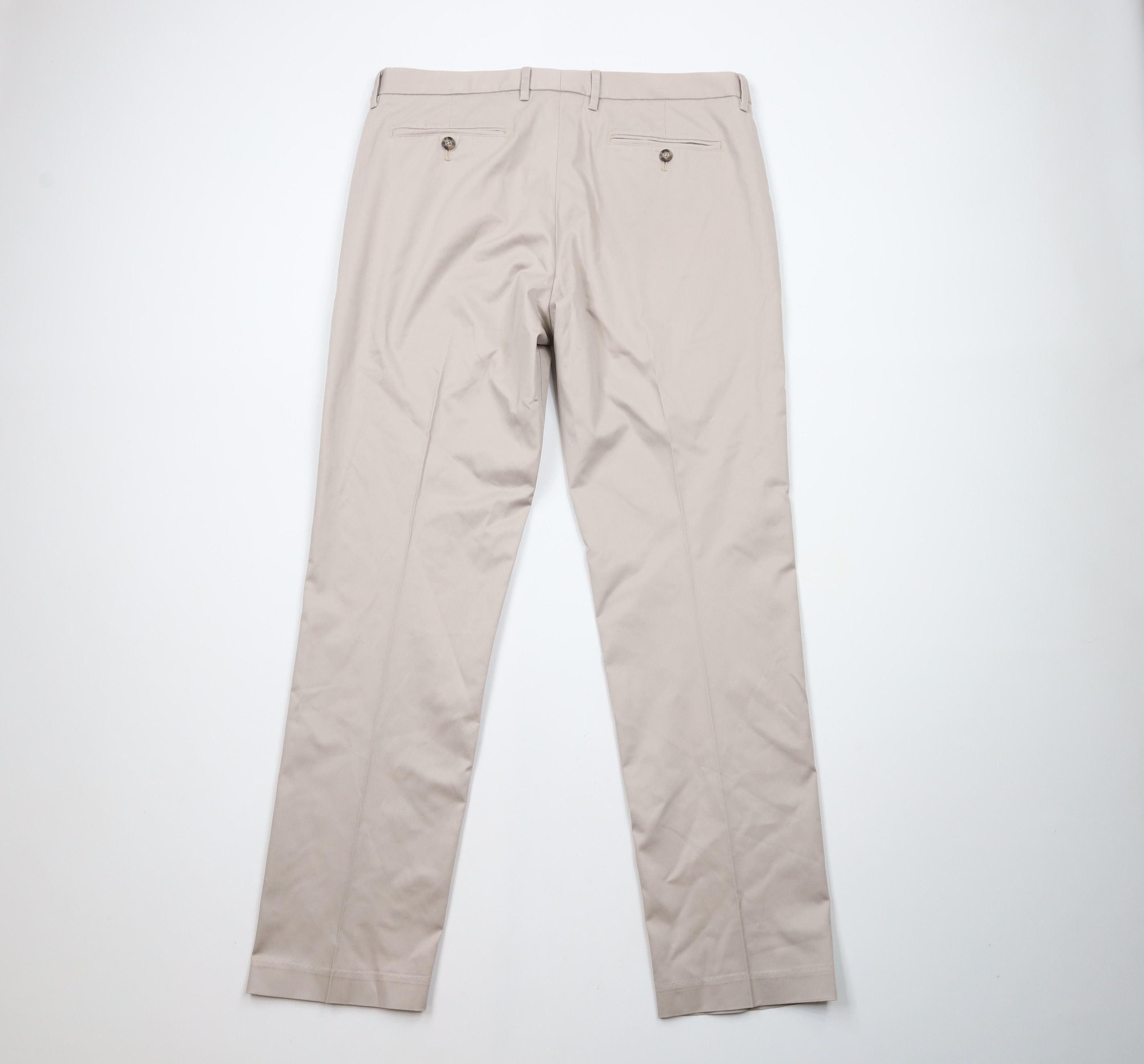 Bonobos × Vintage Bonobos Fit Wednesday Flat Front Chino Pants Trousers Beige Size US 35 - 8 Thumbnail