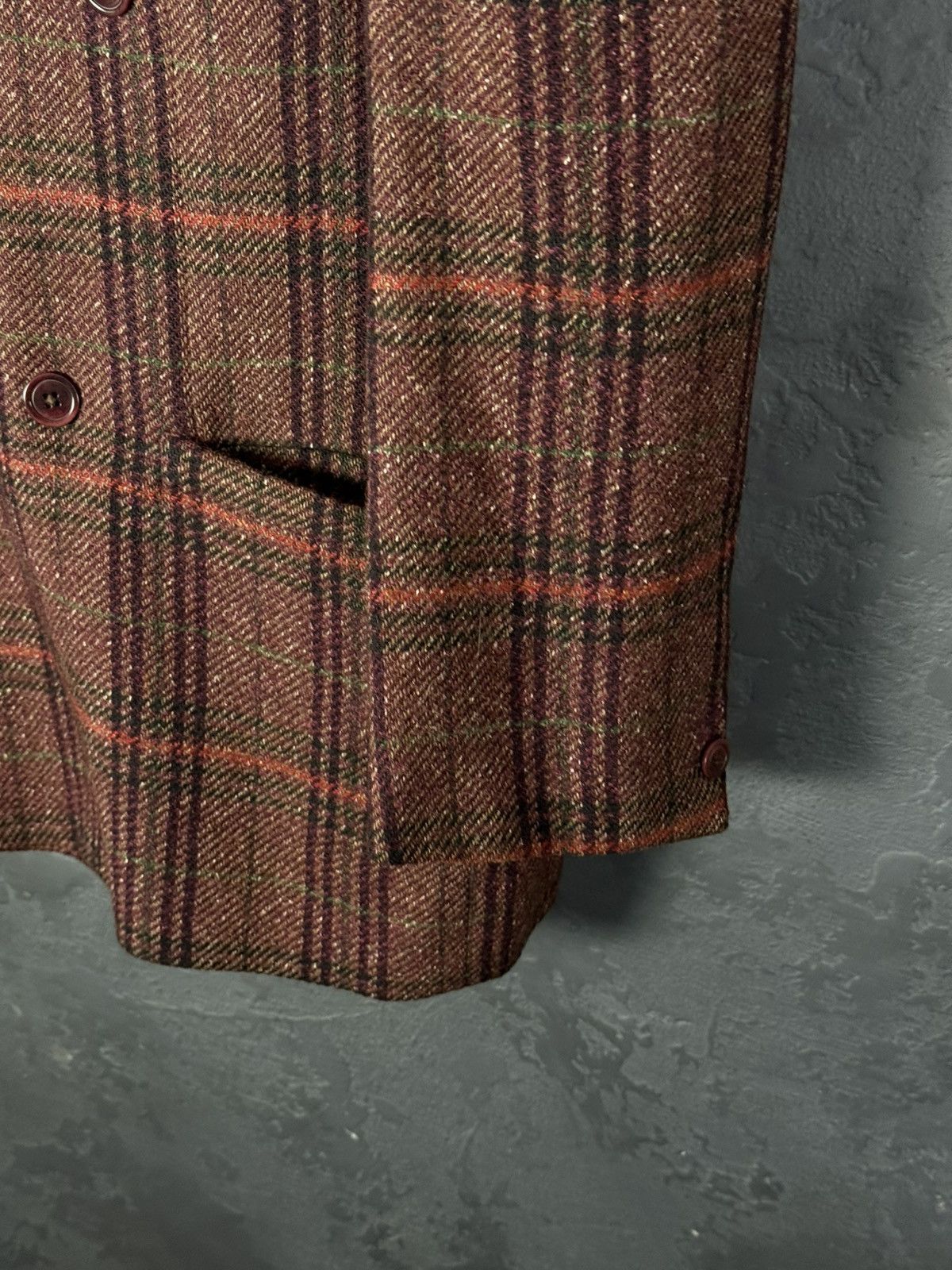 Versace Vintage Gianni Versace 80s-90s Double Breasted Blazer Wool Size 50R - 9 Thumbnail