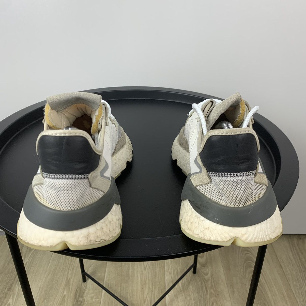 Adidas Men’s Adidas Nite Jogger White/Grey Size 8 1/2 Sneakers Size US 8 / EU 41 - 6 Thumbnail