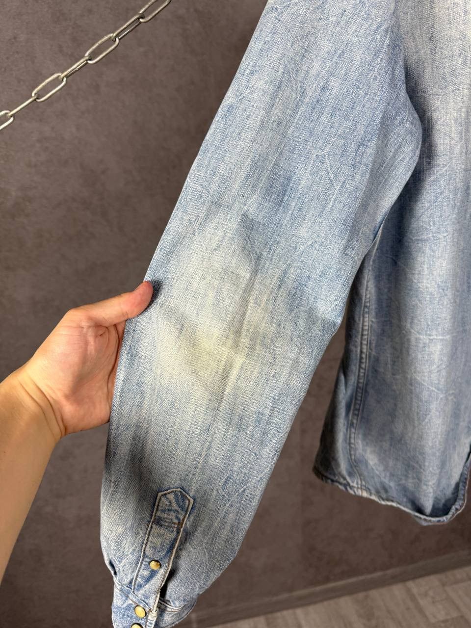 Allsaints Allsaints designer denim shirt Size US S / EU 44-46 / 1 - 8 Thumbnail