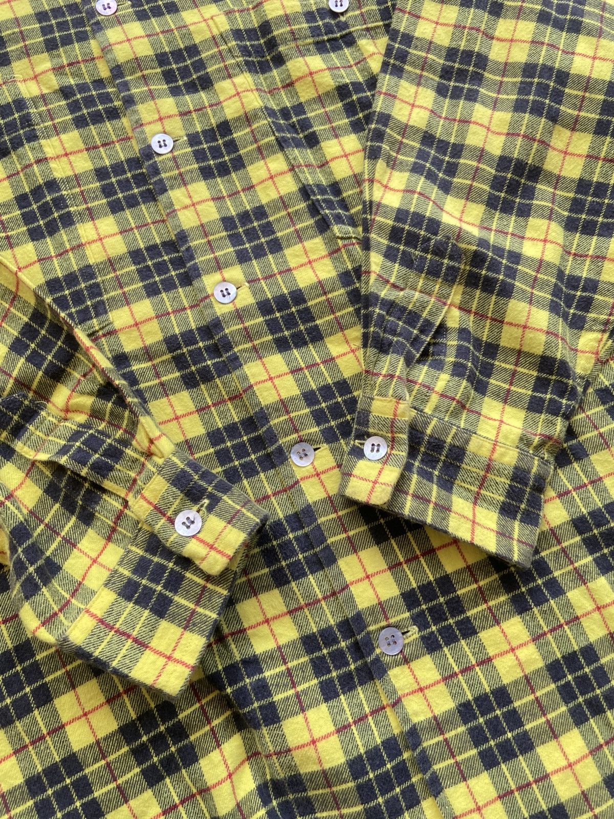 Hai Sporting Gear Hai Sporting Gear by Issey Miyake Plaid Flannel Shirt Size US XL / EU 56 / 4 - 7 Thumbnail