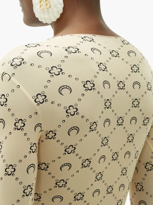 Marine Serre Second skin monogrammed top Size XS / US 0-2 / IT 36-38 - 10 Thumbnail