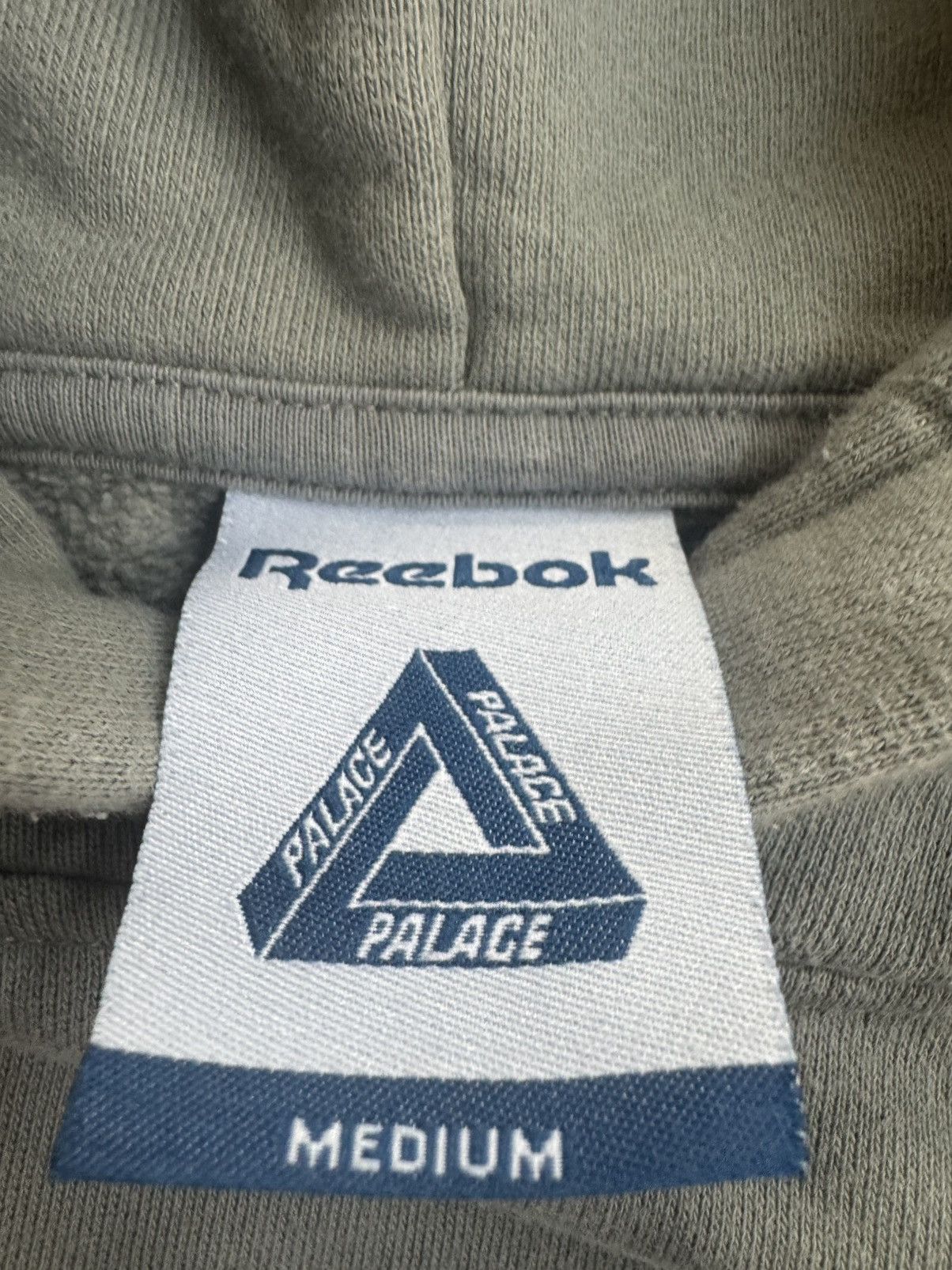 Palace × Reebok Palace X Reebok grey hoodie Size US M / EU 48-50 / 2 - 5 Thumbnail