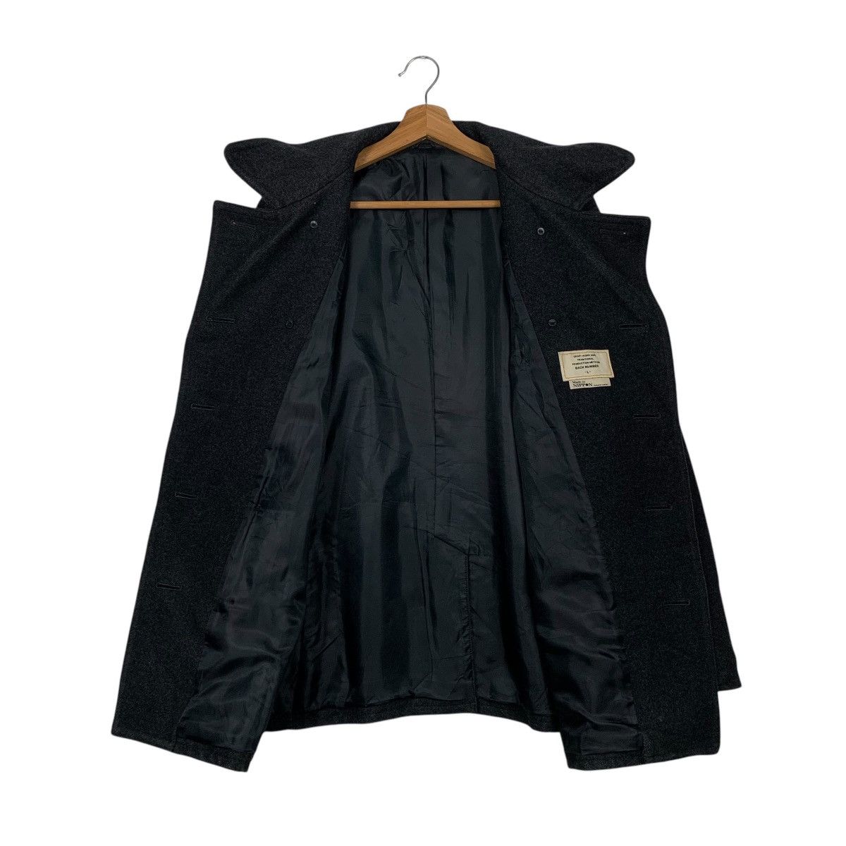 Japanese Brand Back Number Double Breasted Coat Size US L / EU 52-54 / 3 - 11 Thumbnail
