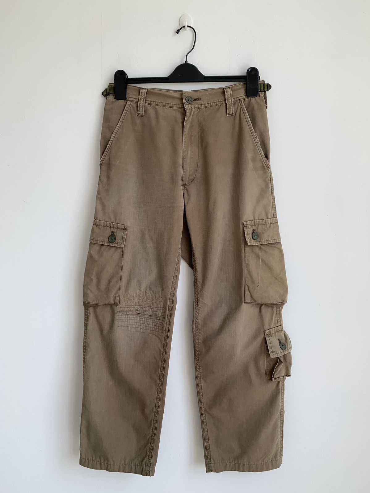 Bape Vintage A Bathing Ape Bape Distressed Cargo Pant Size US 30 / EU 46 - 1 Thumbnail