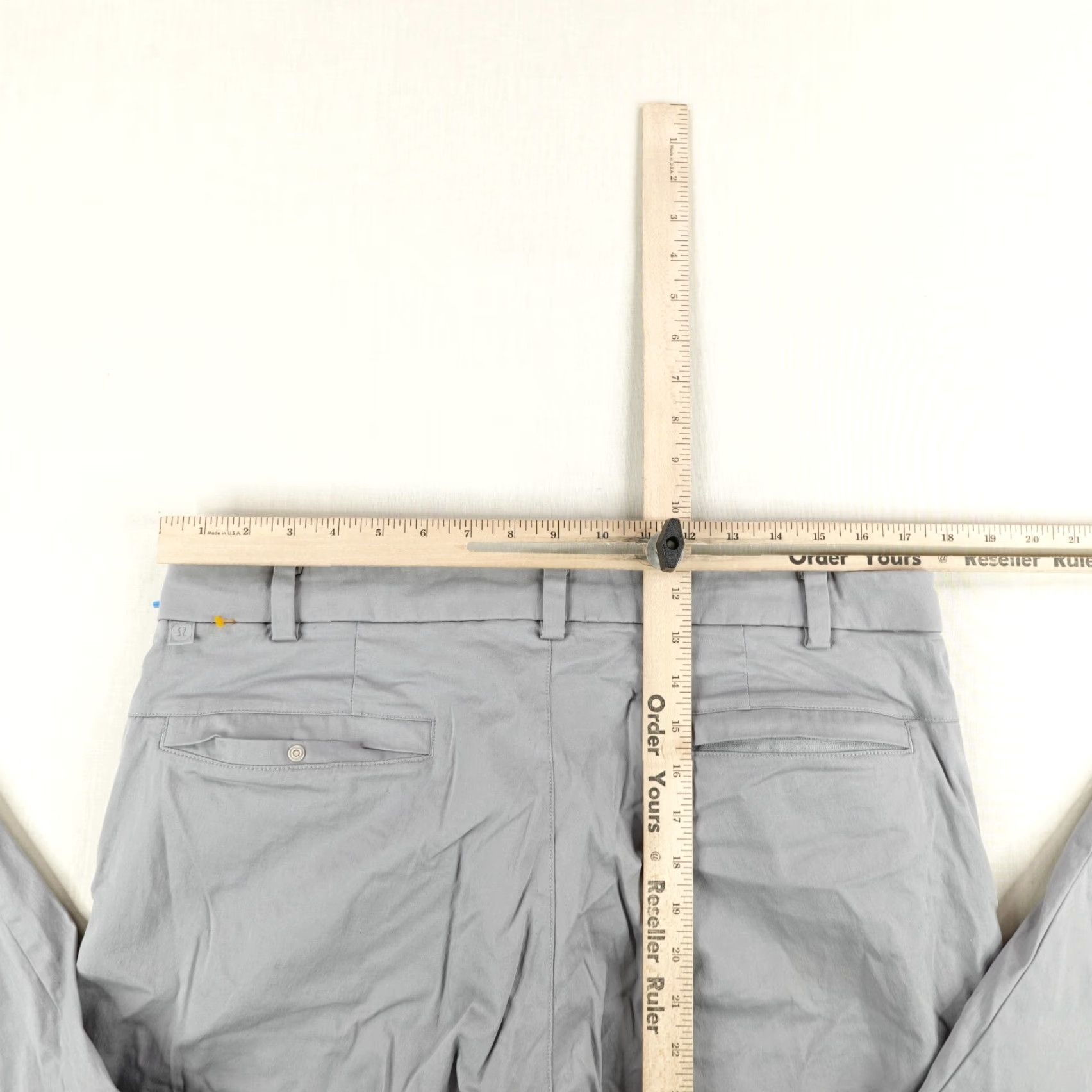 Lululemon LULULEMON Men's Chino Pants 34 Gray Classic Swift Cotton Comfort Straight Leg Sports Size US 35 - 7 Thumbnail