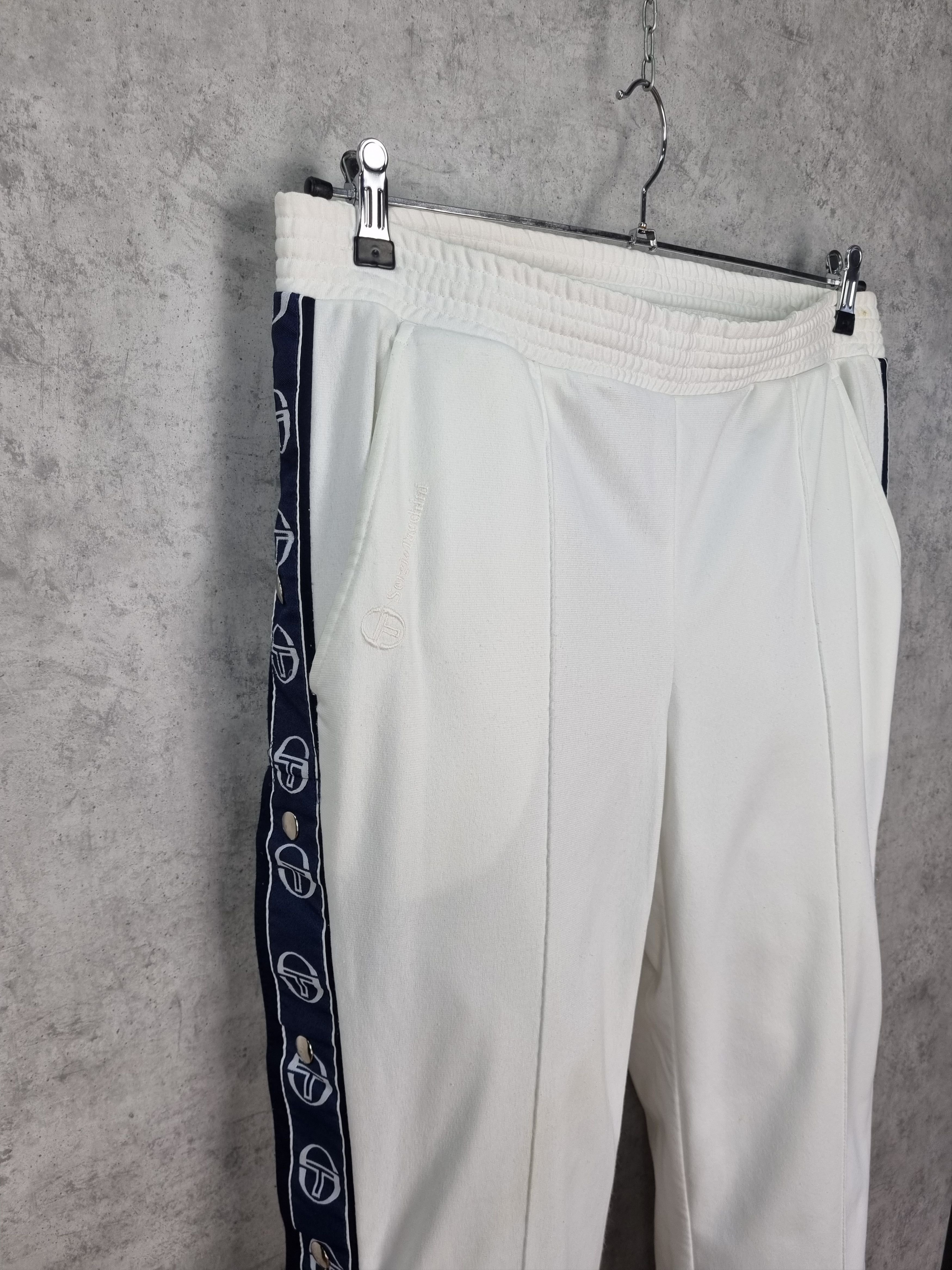 Sergio Tacchini × Vintage Sergio Tacchini Popper Italian Gardenia Tracksuit Pant Size US 36 / EU 52 - 25 Thumbnail
