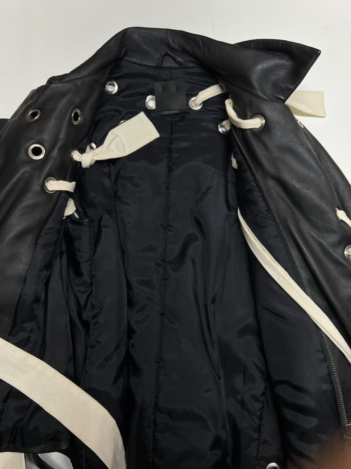 Craig Green 2016AW eyelets leather stitch biker jacket Size US L / EU 52-54 / 3 - 8 Thumbnail