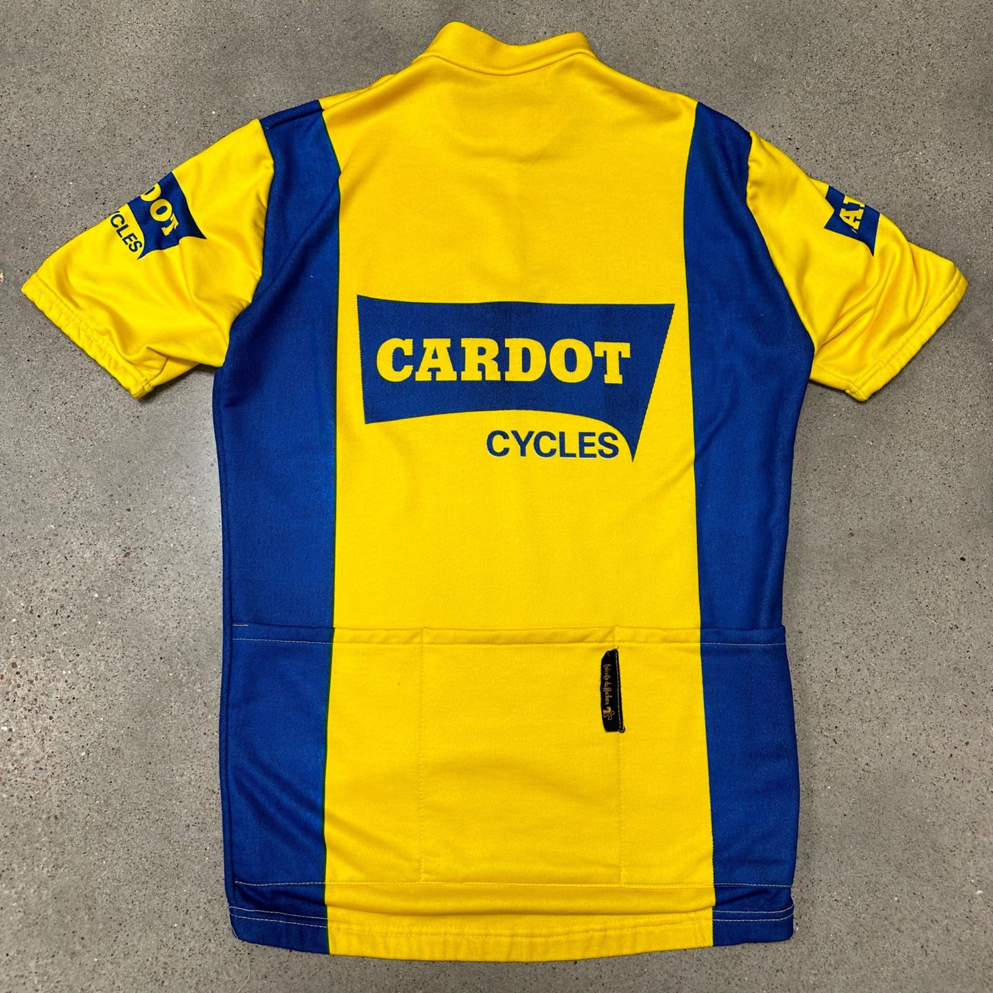 Vintage Vintage 80s Tricots Du Rocker Cardot Cycles Bike Jersey Shir Size US M / EU 48-50 / 2 - 3 Thumbnail