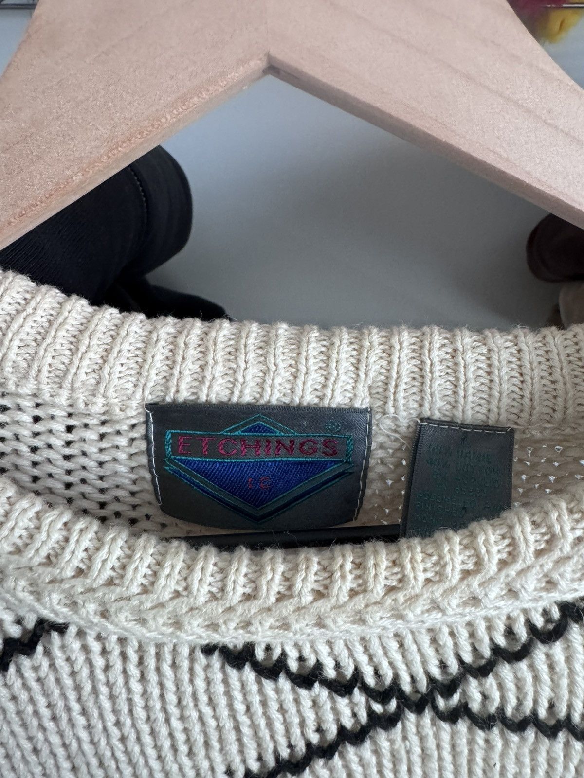 Vintage Knit sweater Size US L / EU 52-54 / 3 - 3 Thumbnail