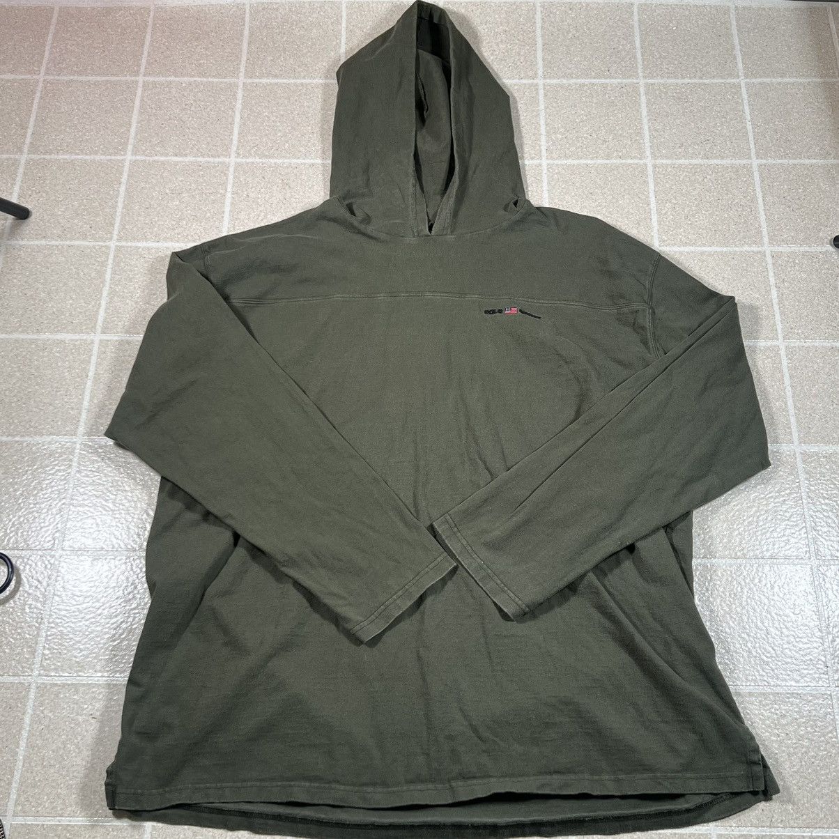 Polo Ralph Lauren × Vintage Ralph Lauren Polo Sport Hoodie Olive Pullover Sweatshirt Size US XXL / EU 58 / 5 - 1 Thumbnail