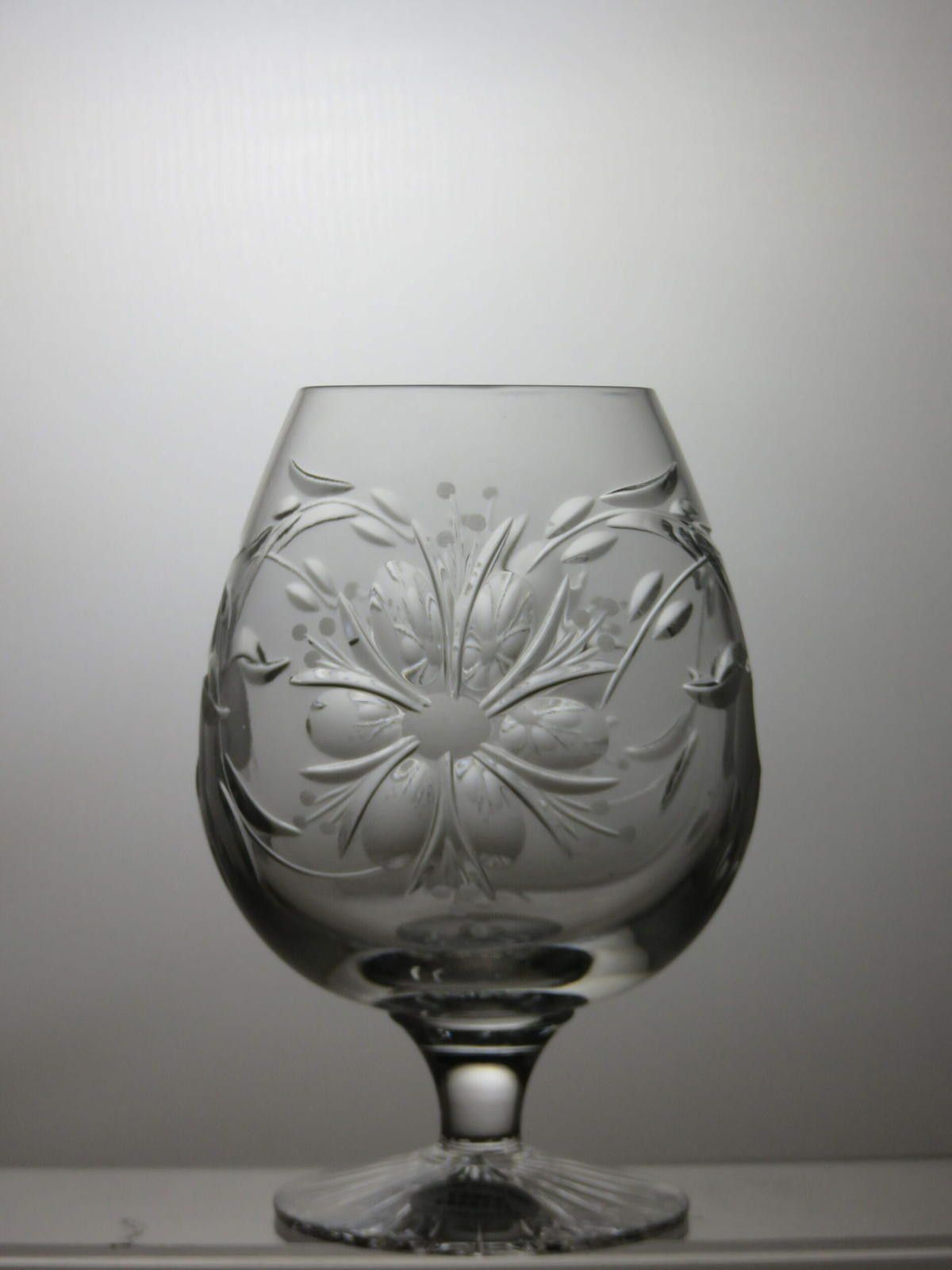 Camel Cameo Crystal Cut Glass Set Of 6 Brandy Glasses - Boxed Size ONE SIZE - 5 Thumbnail