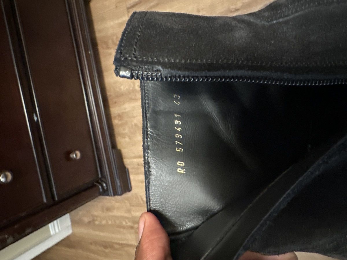 Saint Laurent Paris FW19 Lukas Fringe Boots in Black Suede Size US 10 / EU 43 - 2 Thumbnail