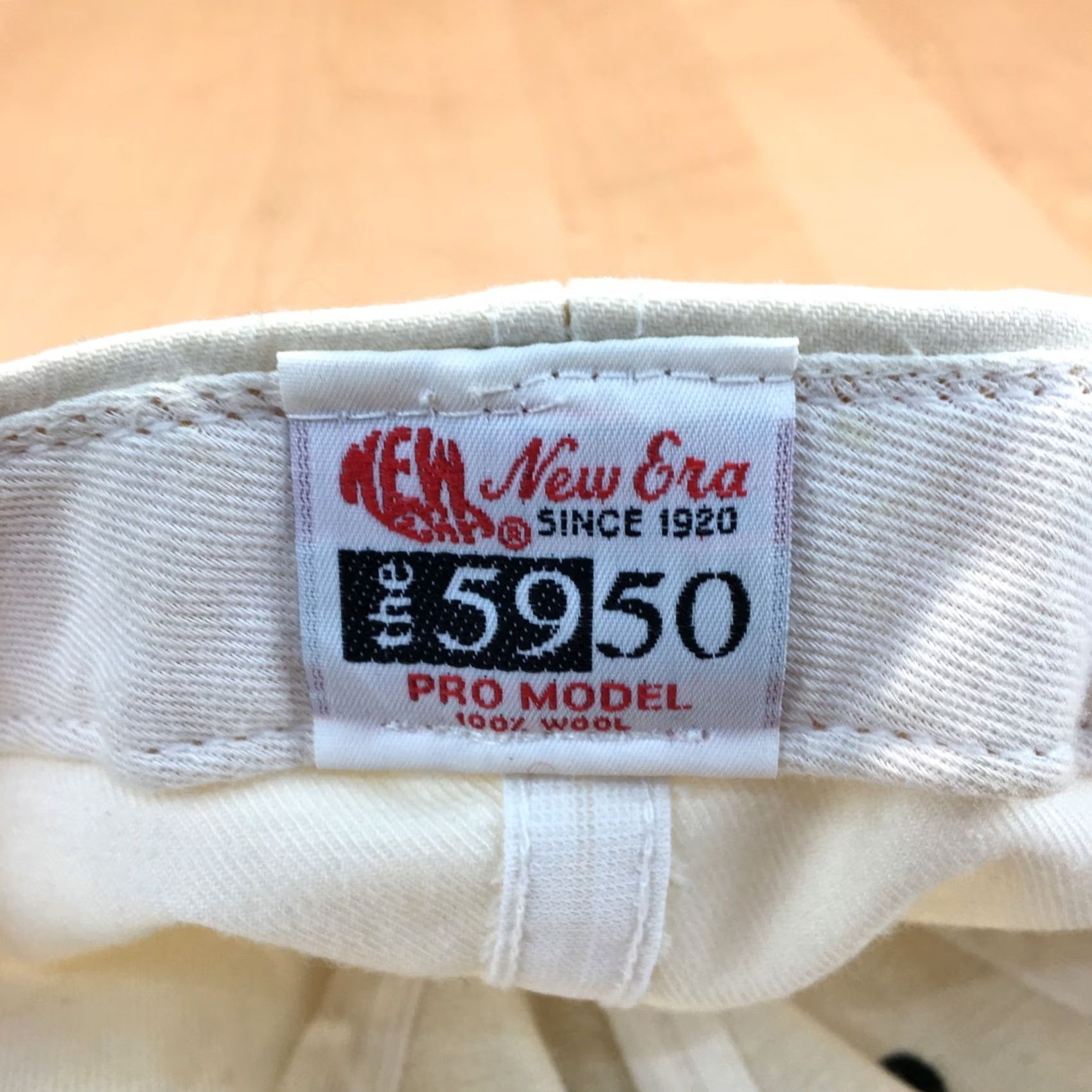 New Era VINTAGE New Era Jaguar Cars Hat Mens 7 1/4 White USA 5950 Pro Model Wool Racing Baseball Cap 90s Cars USA Mens Size ONE SIZE - 7 Thumbnail