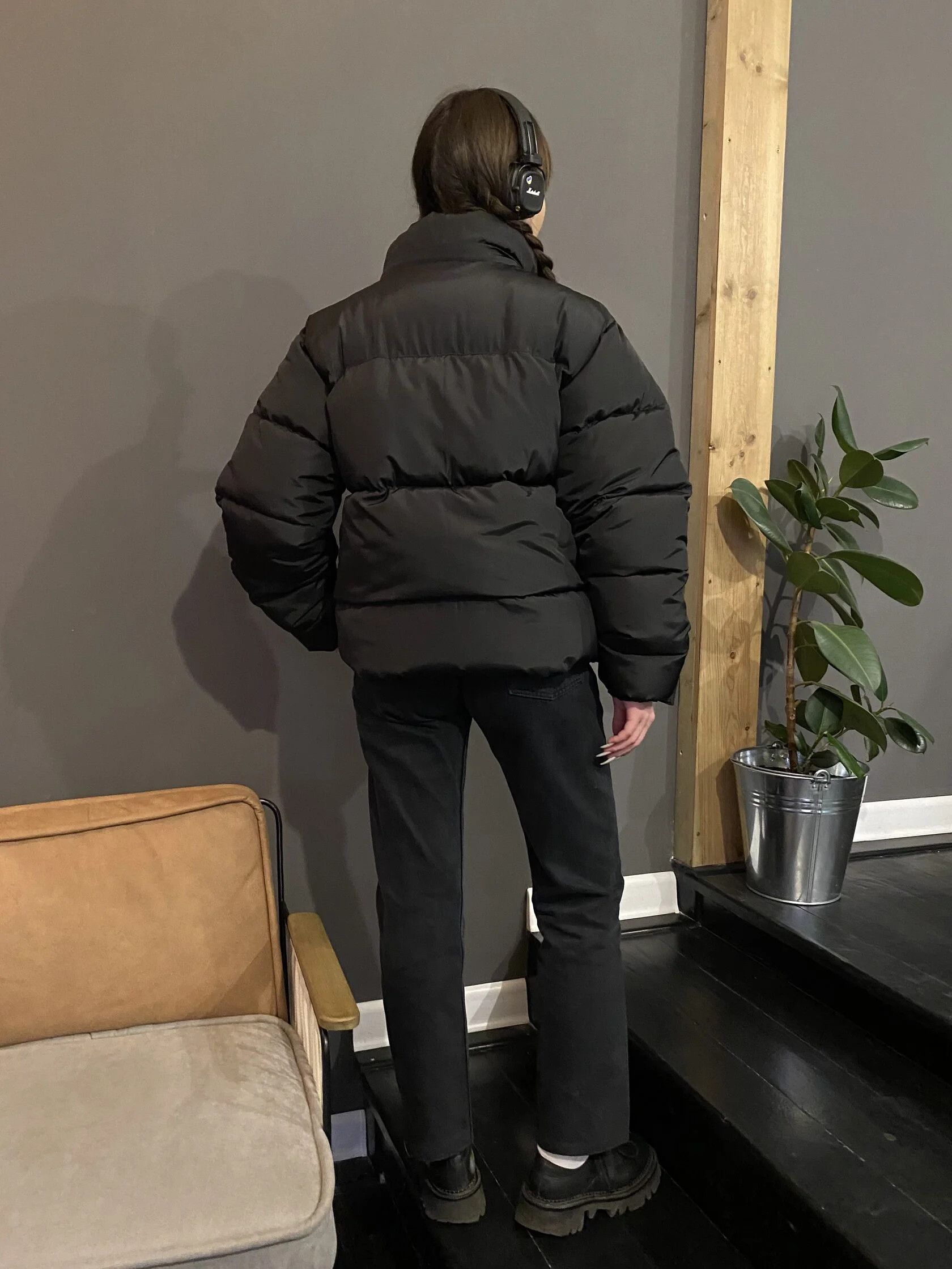 Other Streetwear puffer jacket down black ulika basic y2k Size US XL / EU 56 / 4 - 3 Thumbnail