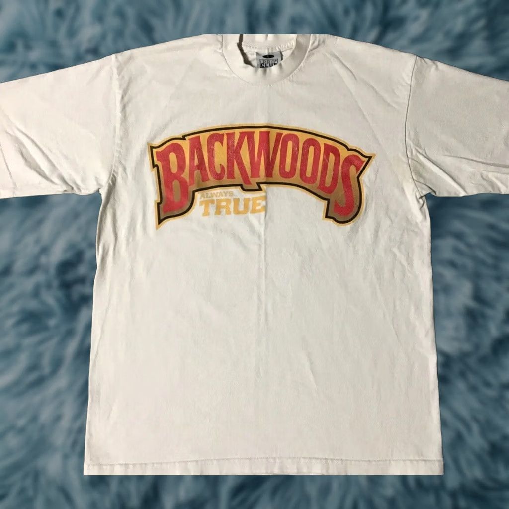 Vintage VINTAGE Backwoods Cigars Stay True Faded Distress Shirt M White 90s Grunge Weed 420 Punk Rock 80s USA Mens T-Shirt Size US M / EU 48-50 / 2 - 1 Thumbnail