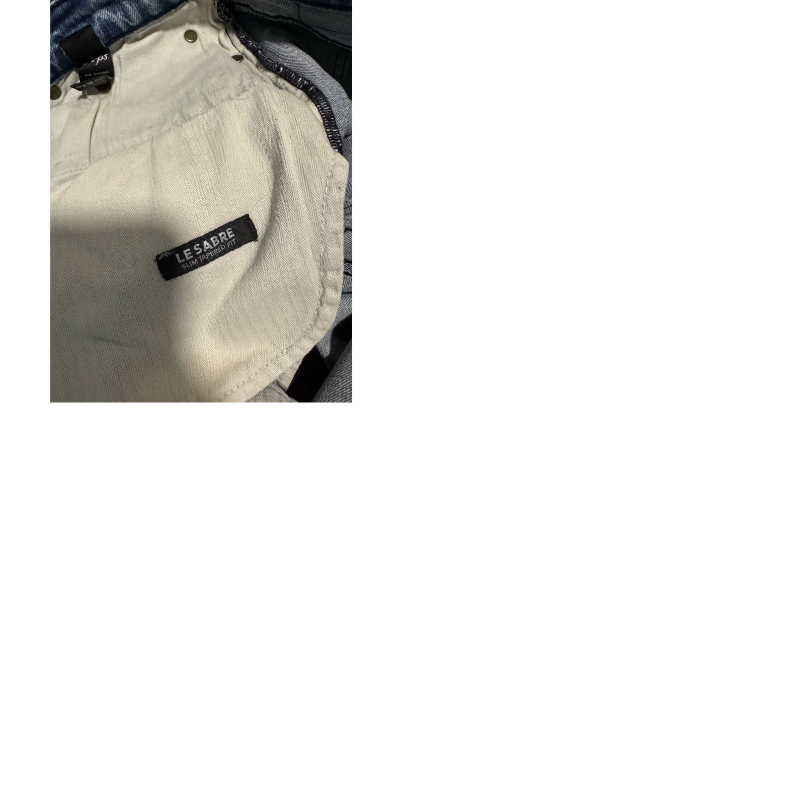 Prps PRPS Le Sabre Slim Tapered Jeans Size 30 Light Wash Distressed Paint Splatter Jeans Size US 30 / EU 46 - 10 Thumbnail