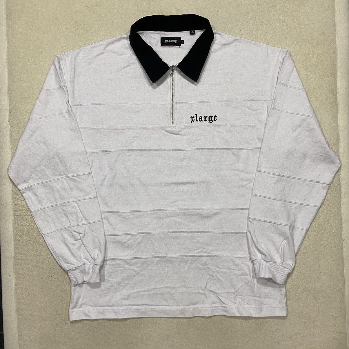Japanese Brand × Xlarge X-LARGE Embroidered Logo Half Zipper Size US L / EU 52-54 / 3 - 1 Thumbnail