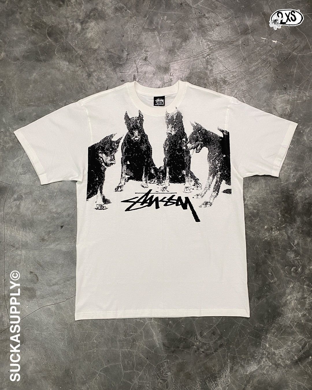 ★STUSSY★DOBERMAN T-シャツ★追跡可 Stussy Doberman Tee Black Men's - SS24 - US