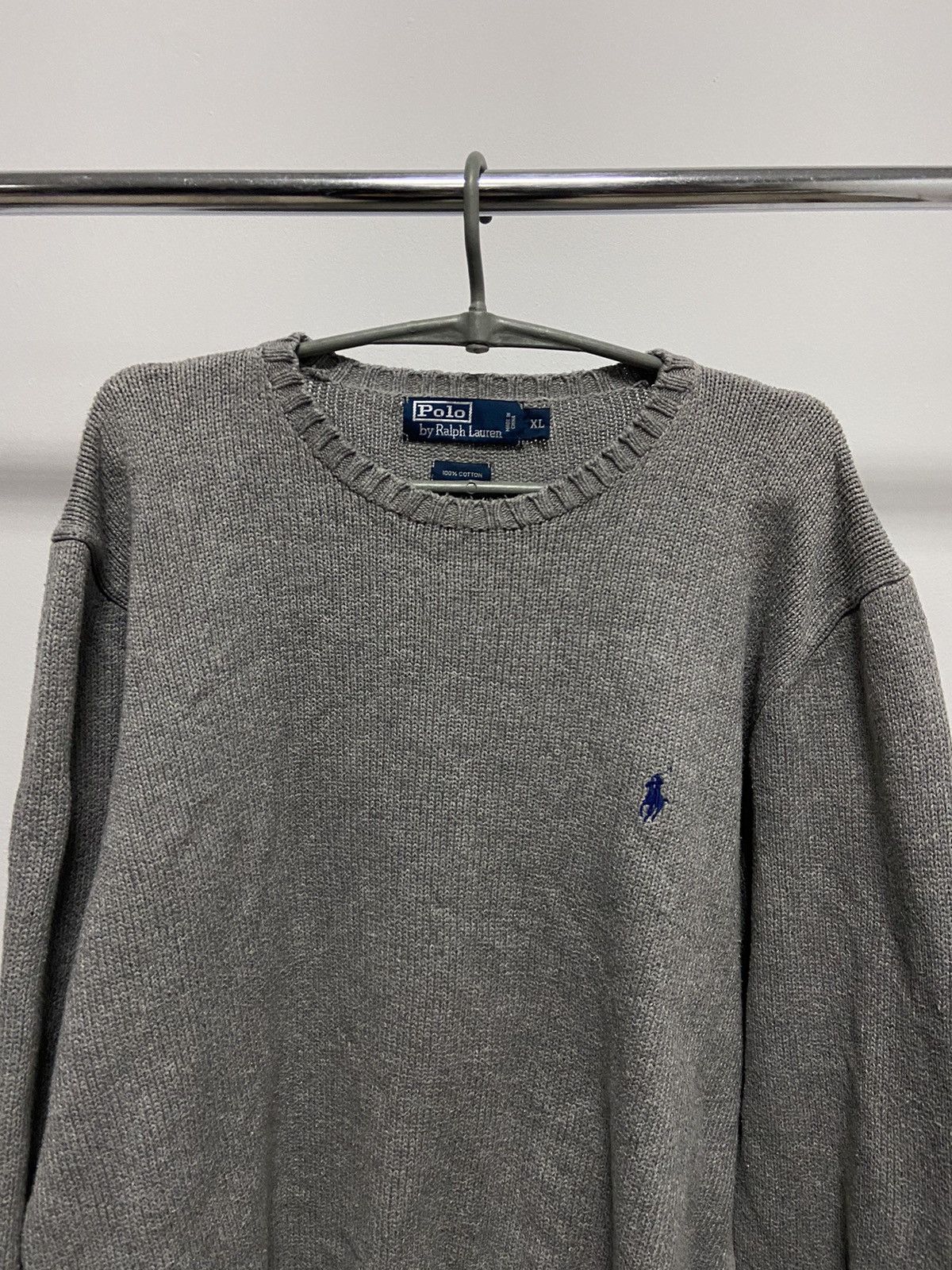 Polo Ralph Lauren × Vintage Polo Ralph Lauren sweater Knitted vintage 90s Size US XL / EU 56 / 4 - 2 Thumbnail