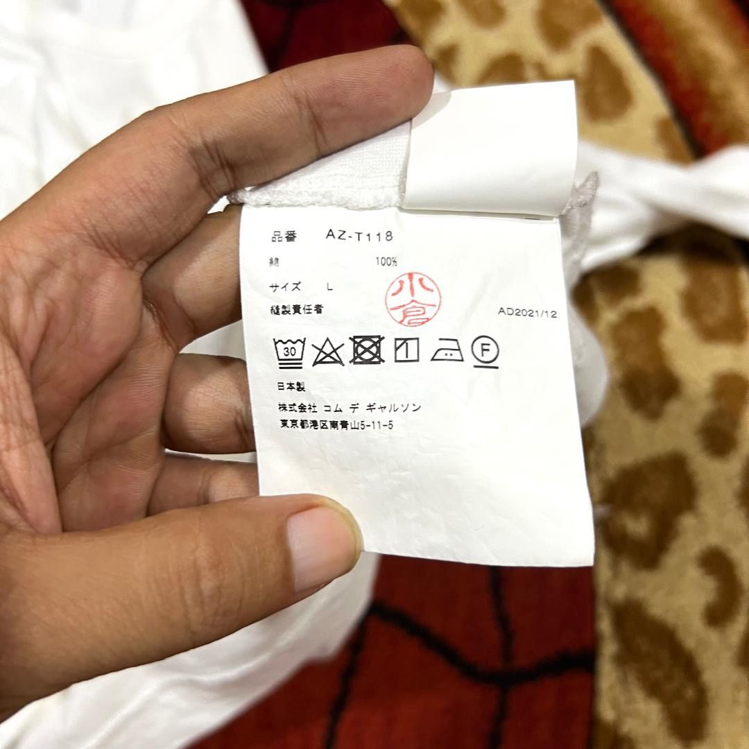 Comme des Garcons PLAY Vintage Single Stitch Comme Des Garcons Long Sleeve T Shirt Size US L / EU 52-54 / 3 - 8 Thumbnail